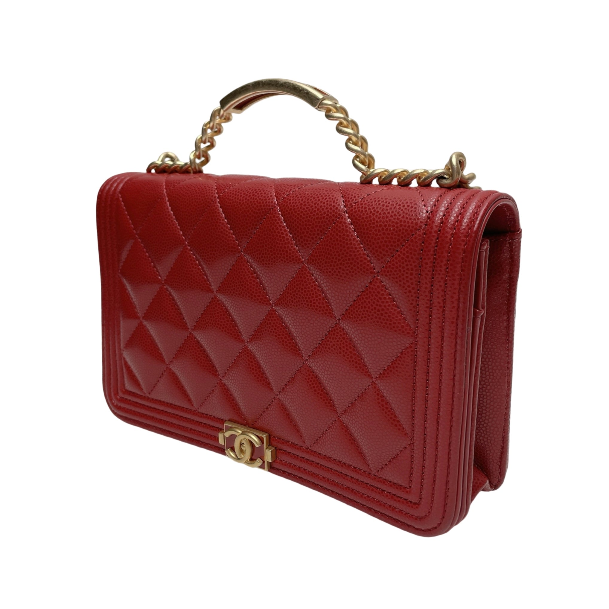CHANEL LEBOY TOP HANDLE WALLET ON CHAIN
