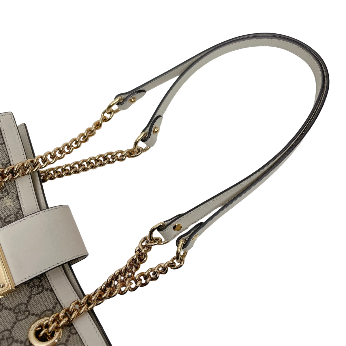 GUCCI PADLOCK CHAIN TOTE SMALL