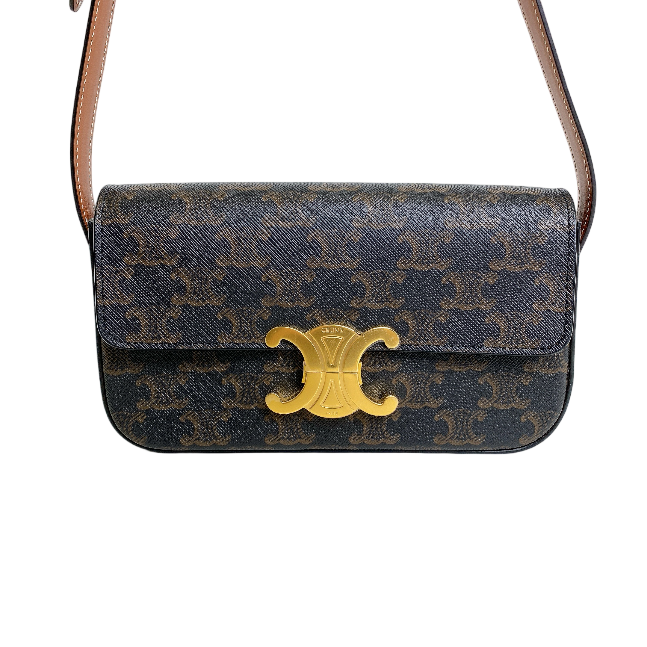 CELINE SHOULDER BAG CLAUDE IN TRIOMPHE