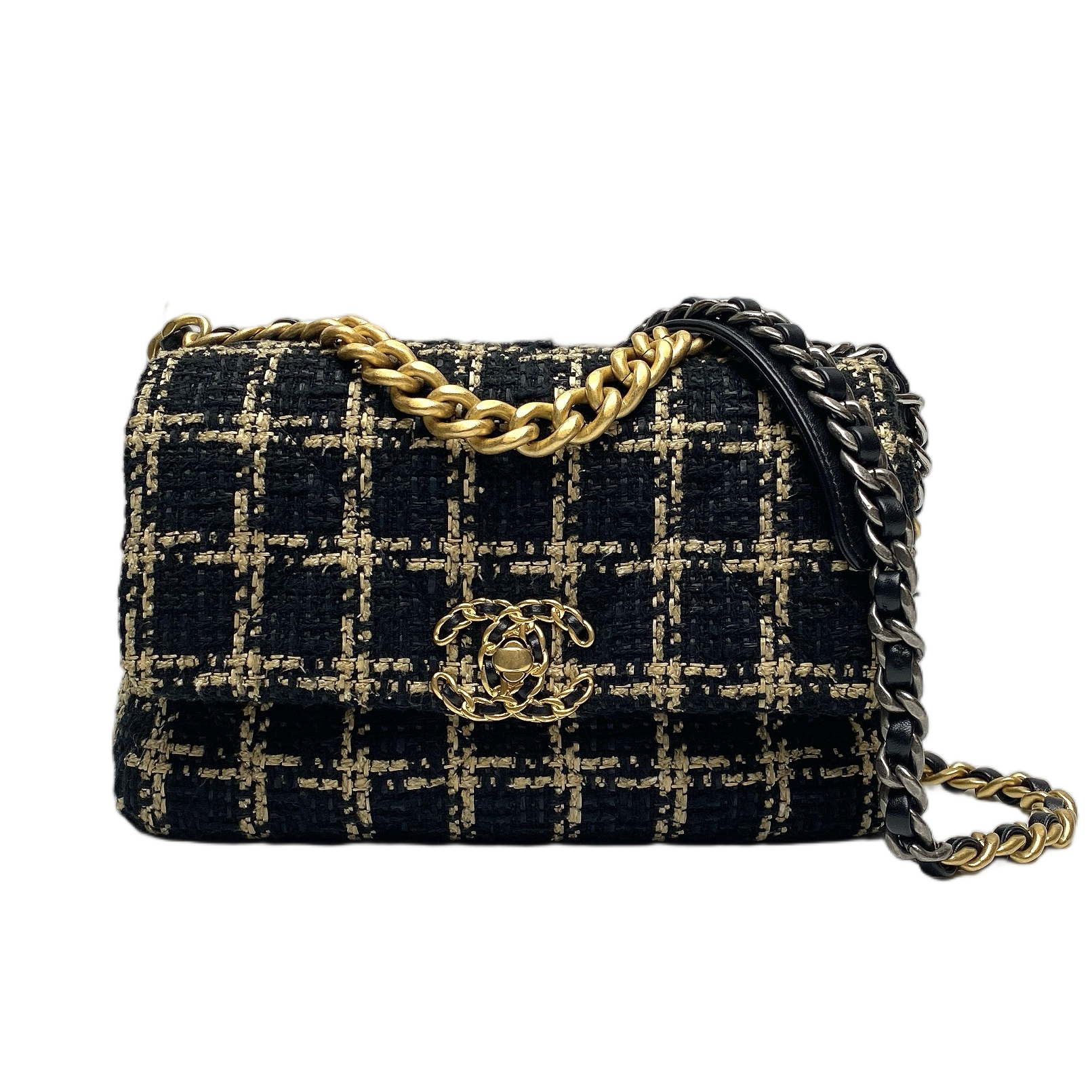 CHANEL 19 TWEED FLAP