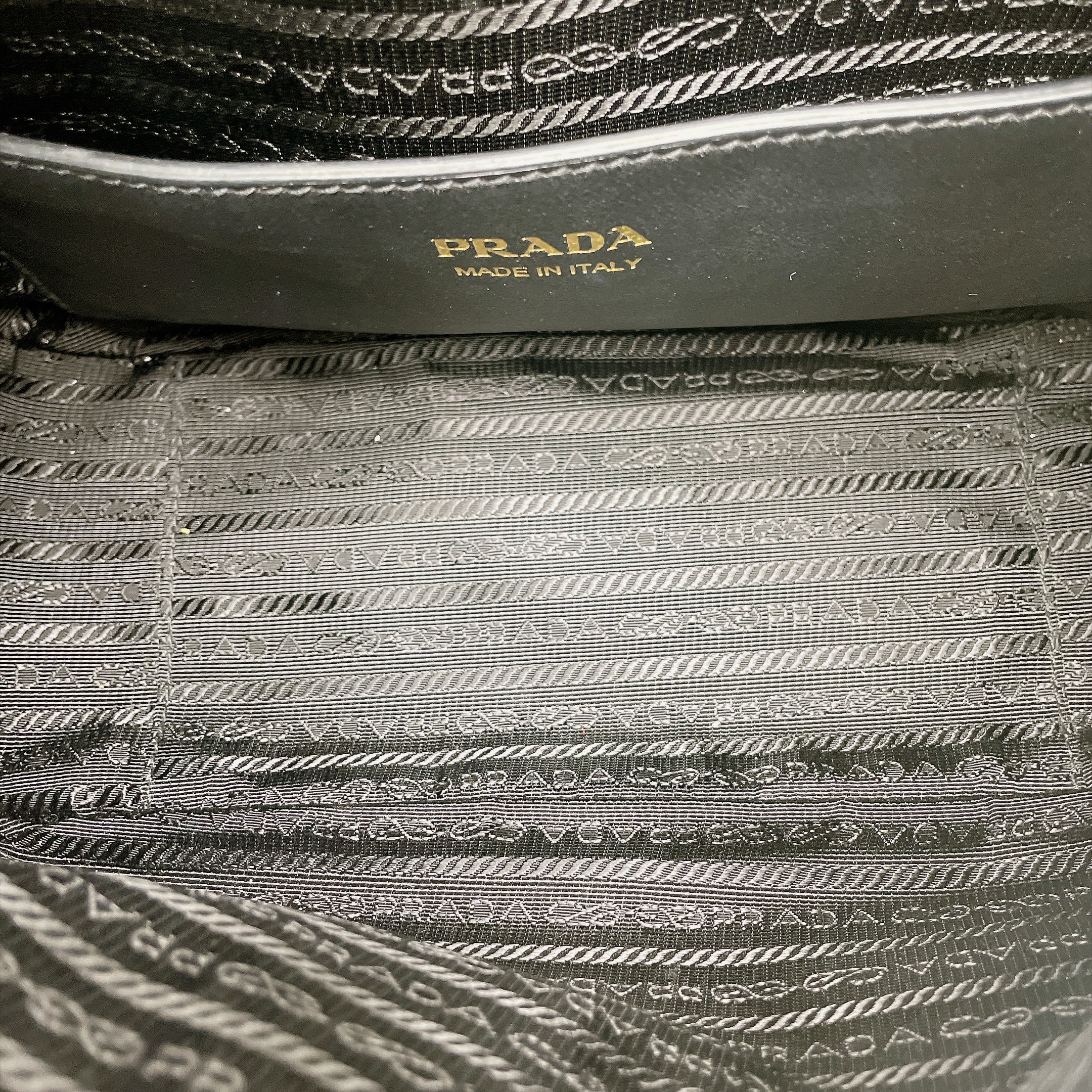 PRADA DARLING LEATHER HANDBAG