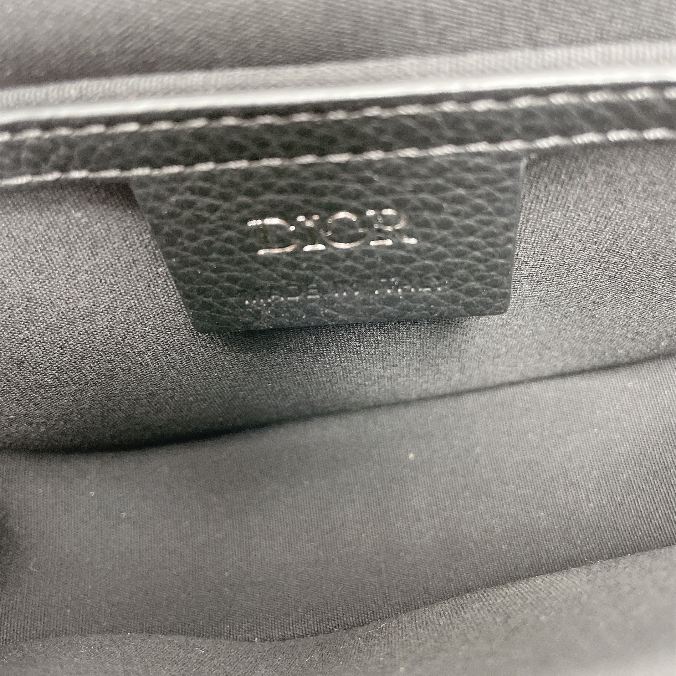 DIOR MINI SADDLE MESSENGER BAG WITH FLAP