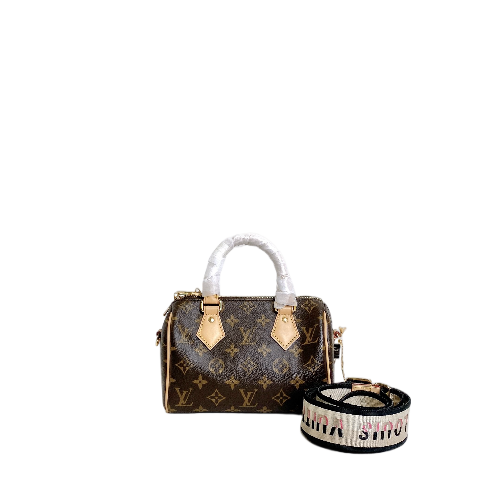 LV SPEEDY 20 BLACK STRAP