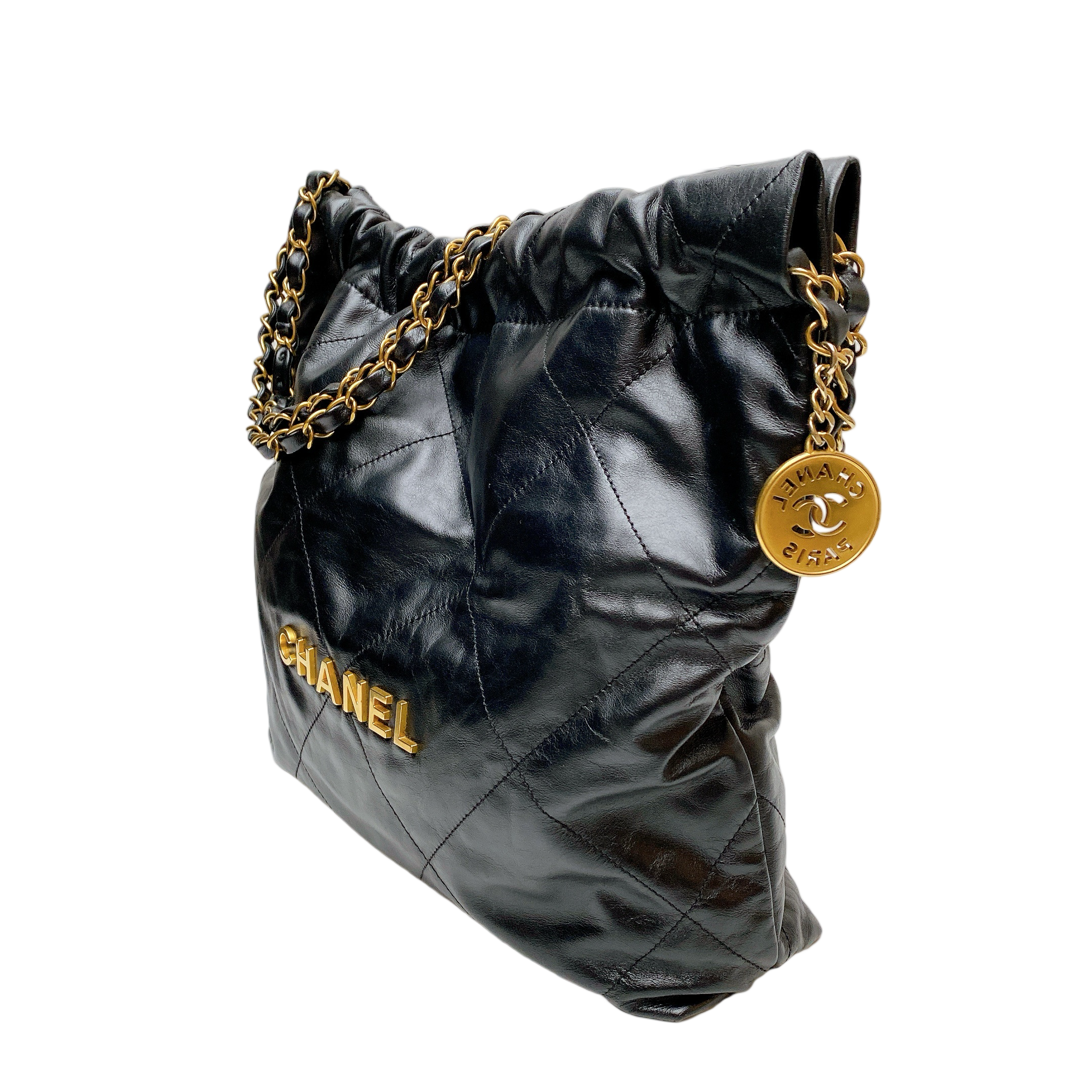 CHANEL 22 SMALL IN BLACK