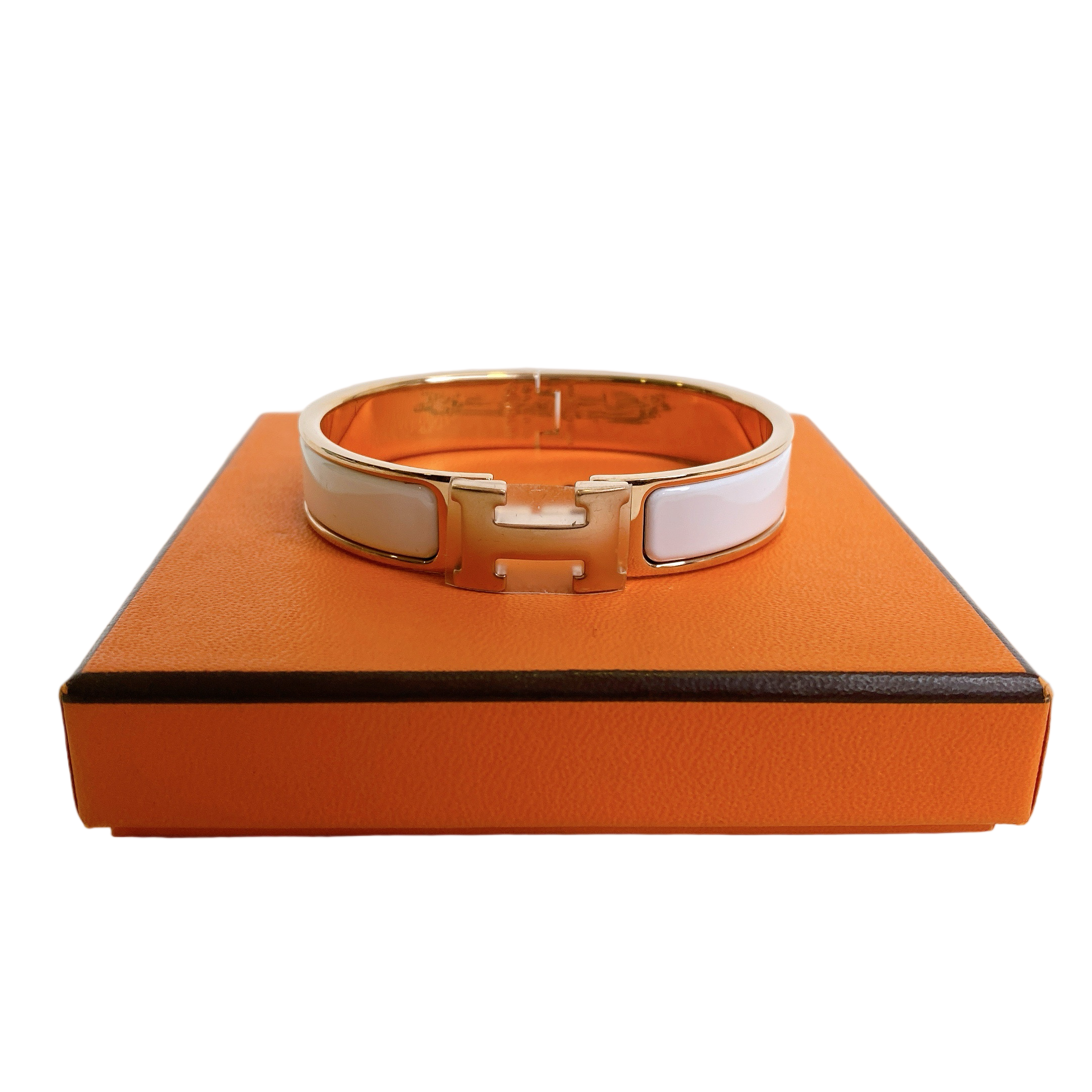 HERMES BRACELET WHITE RHW