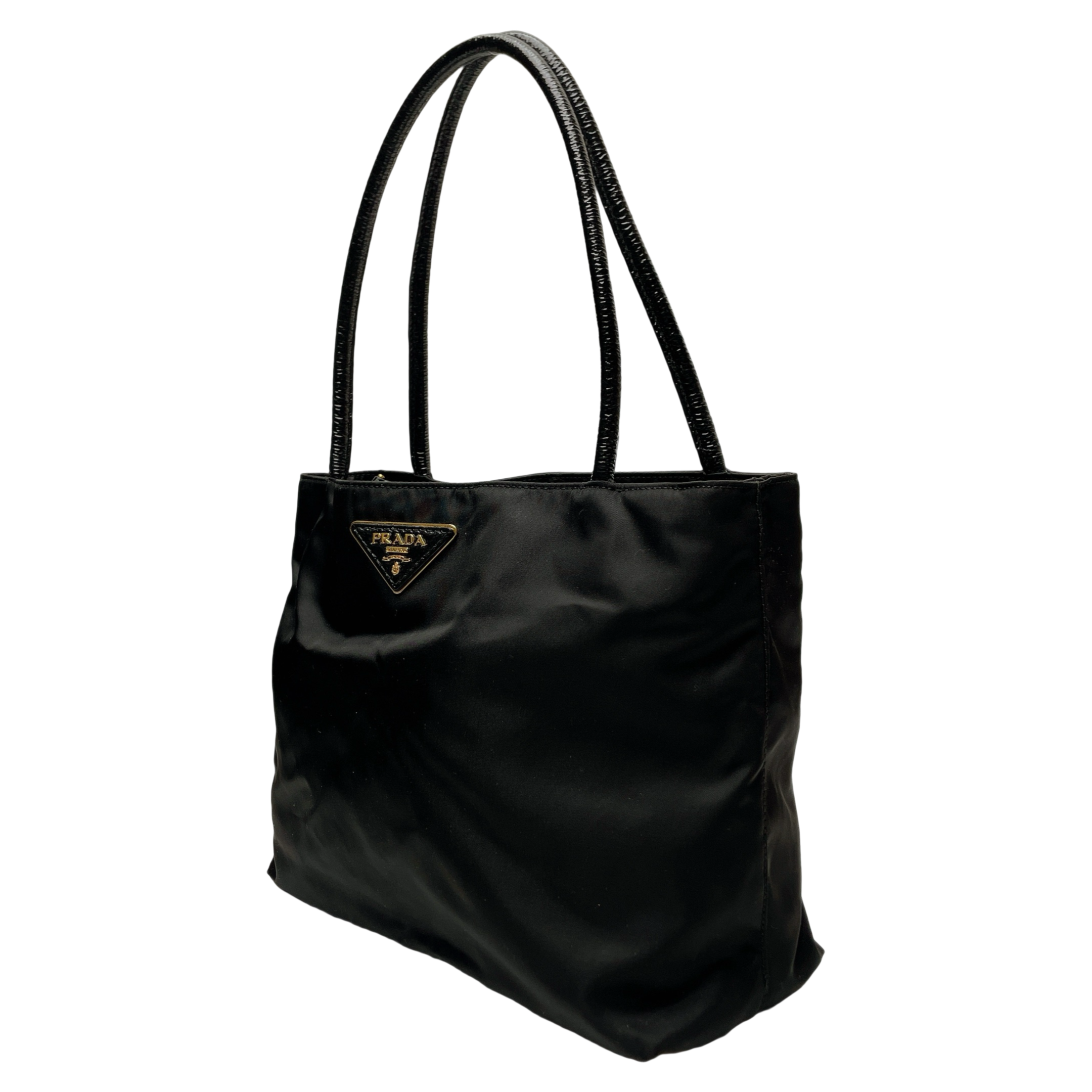 PRADA TRIANGLE LOGO TOTE