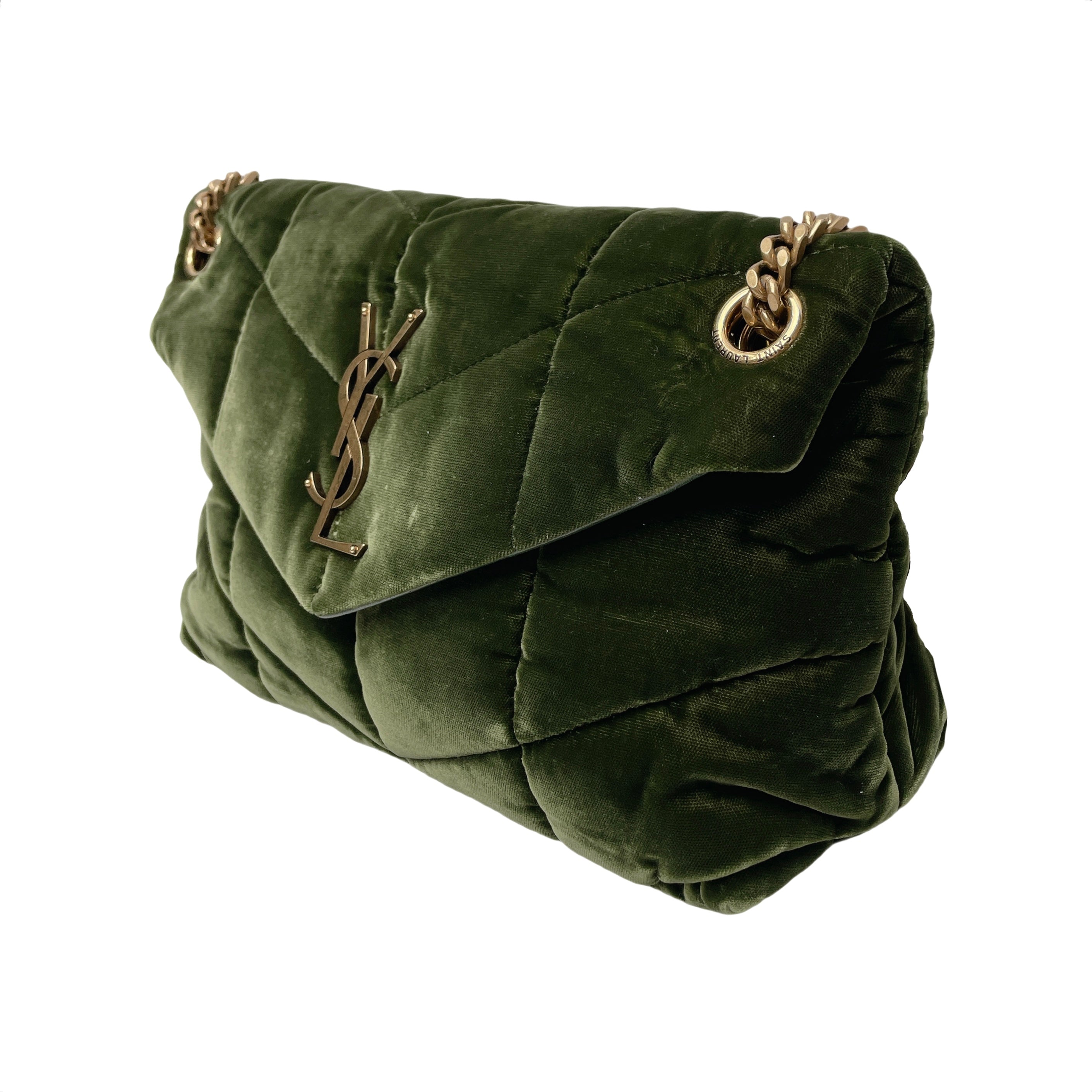 YSL LOULOU PUFFER VELVET