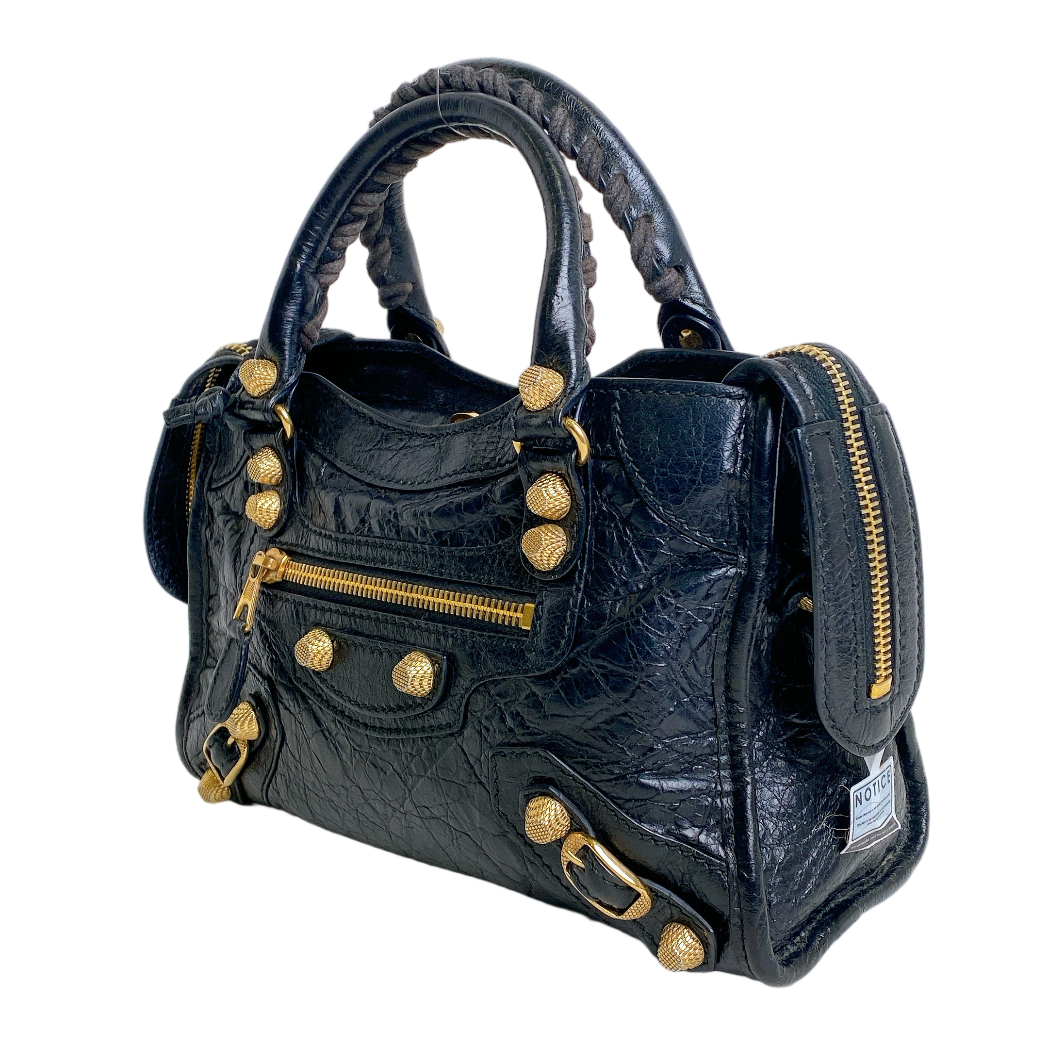 BALENCIAGA CITY MINI IN BLACK