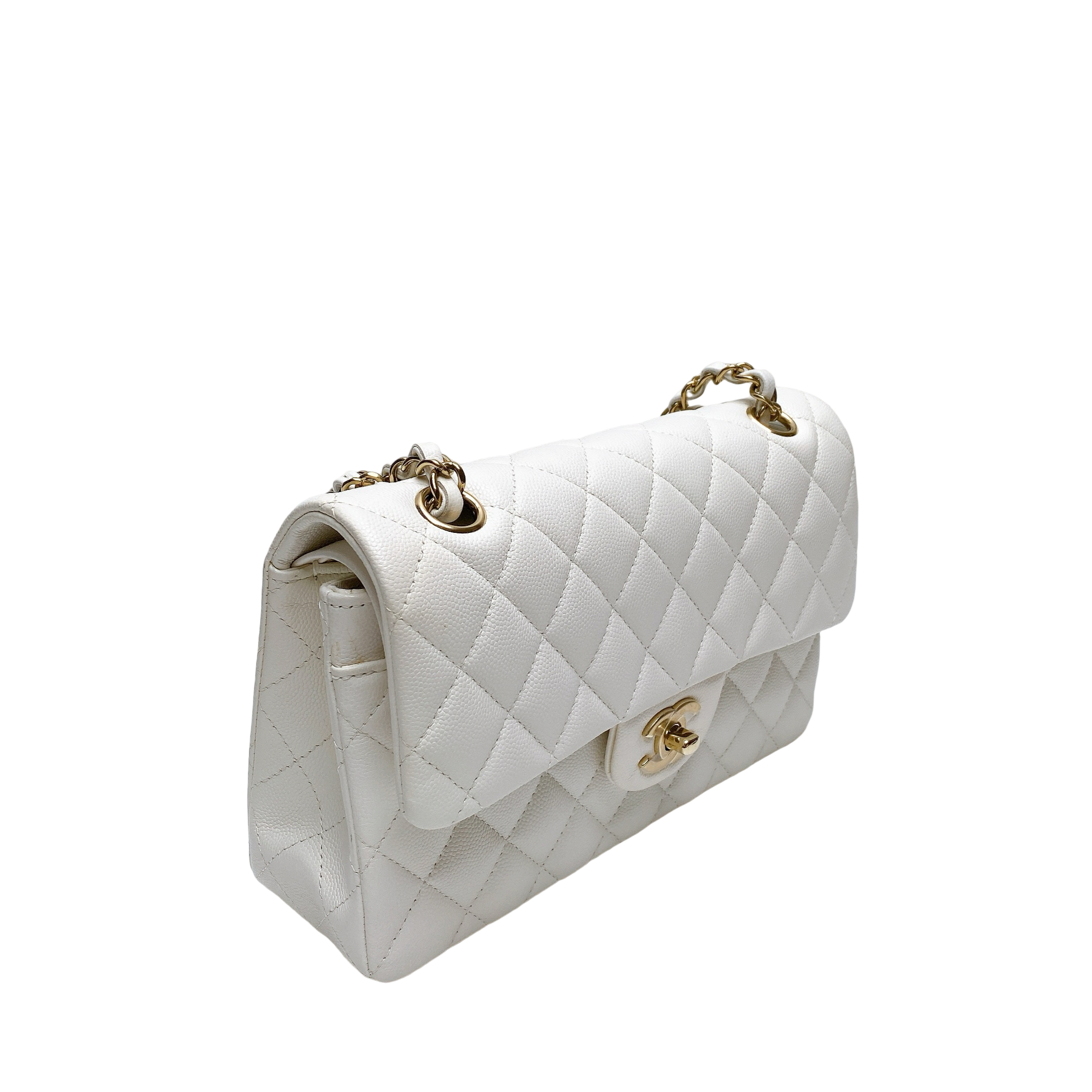 CHANEL CF SMALL IN GHW