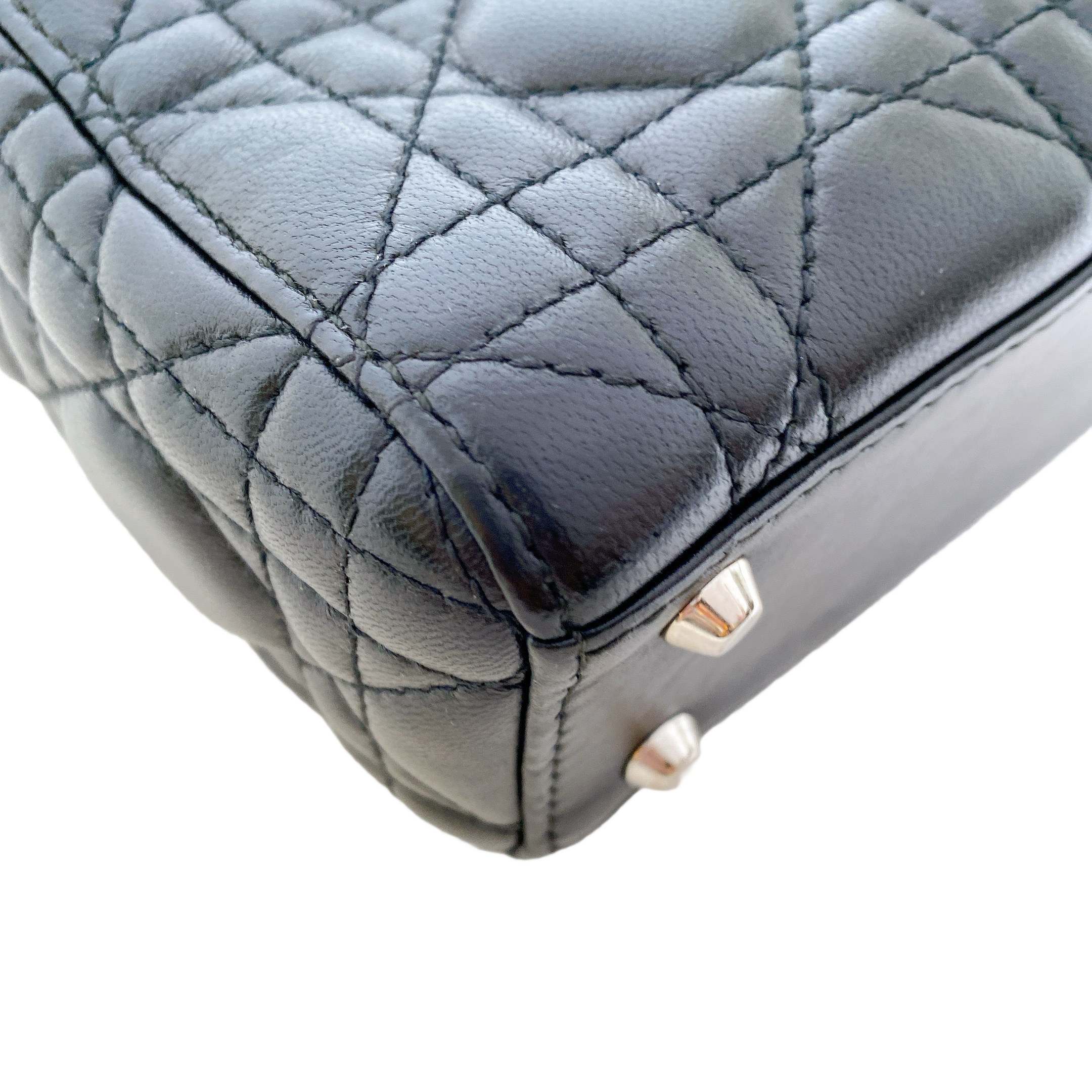 LADY DIOR MINI IN BLACK