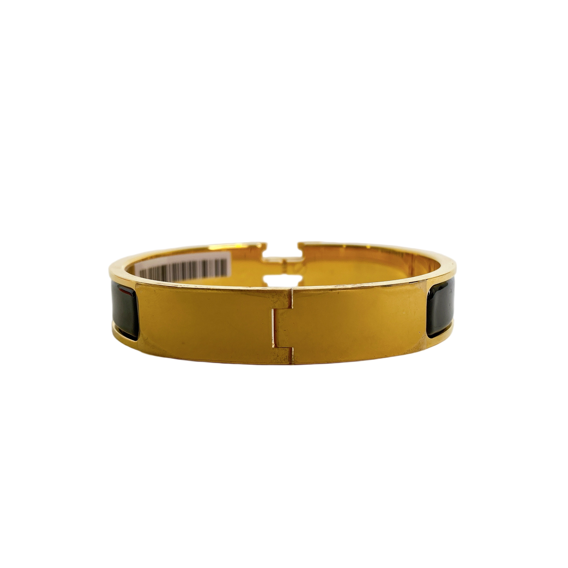 HERMES BRACELET BLACK GHW