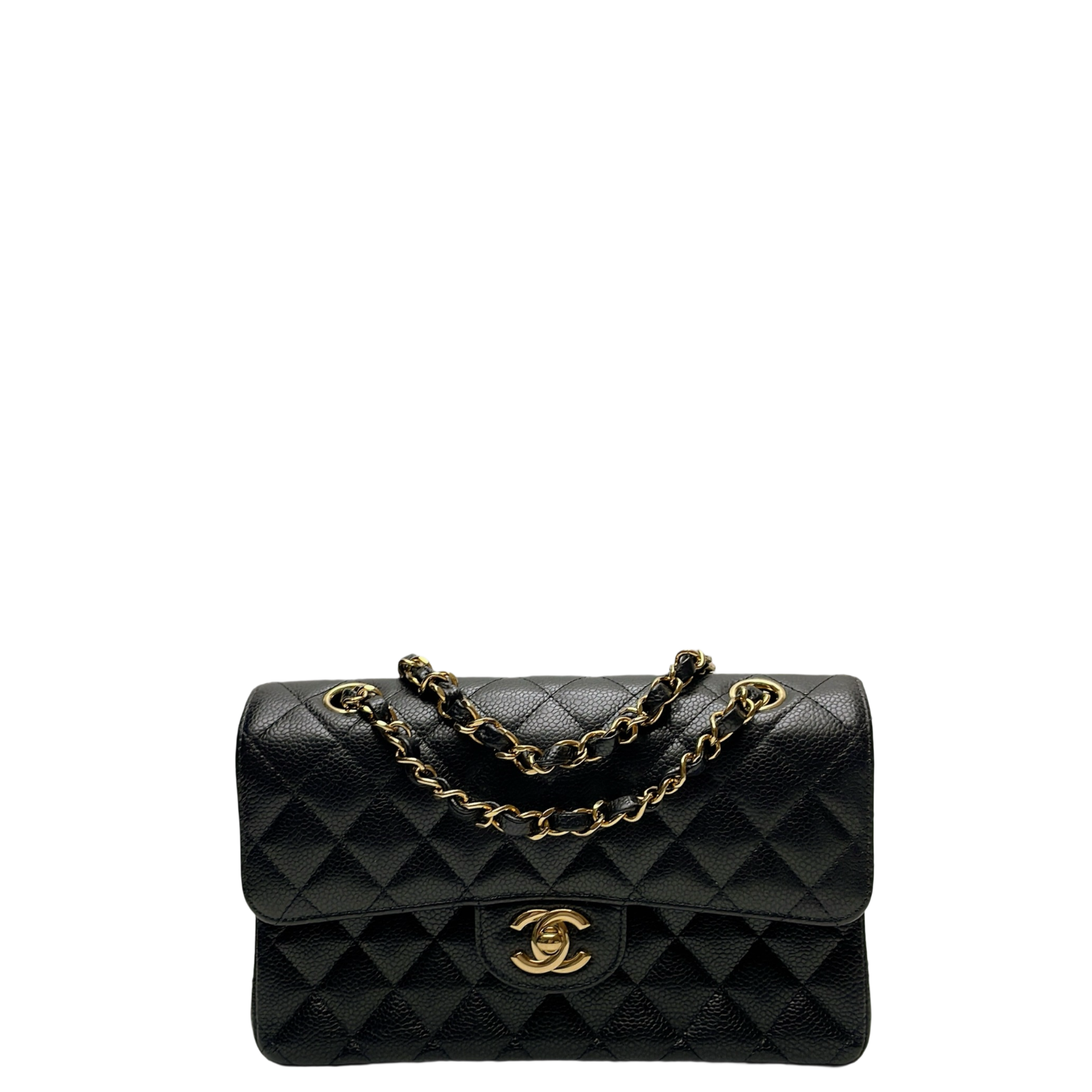 CHANEL CF SMALL IN GHW