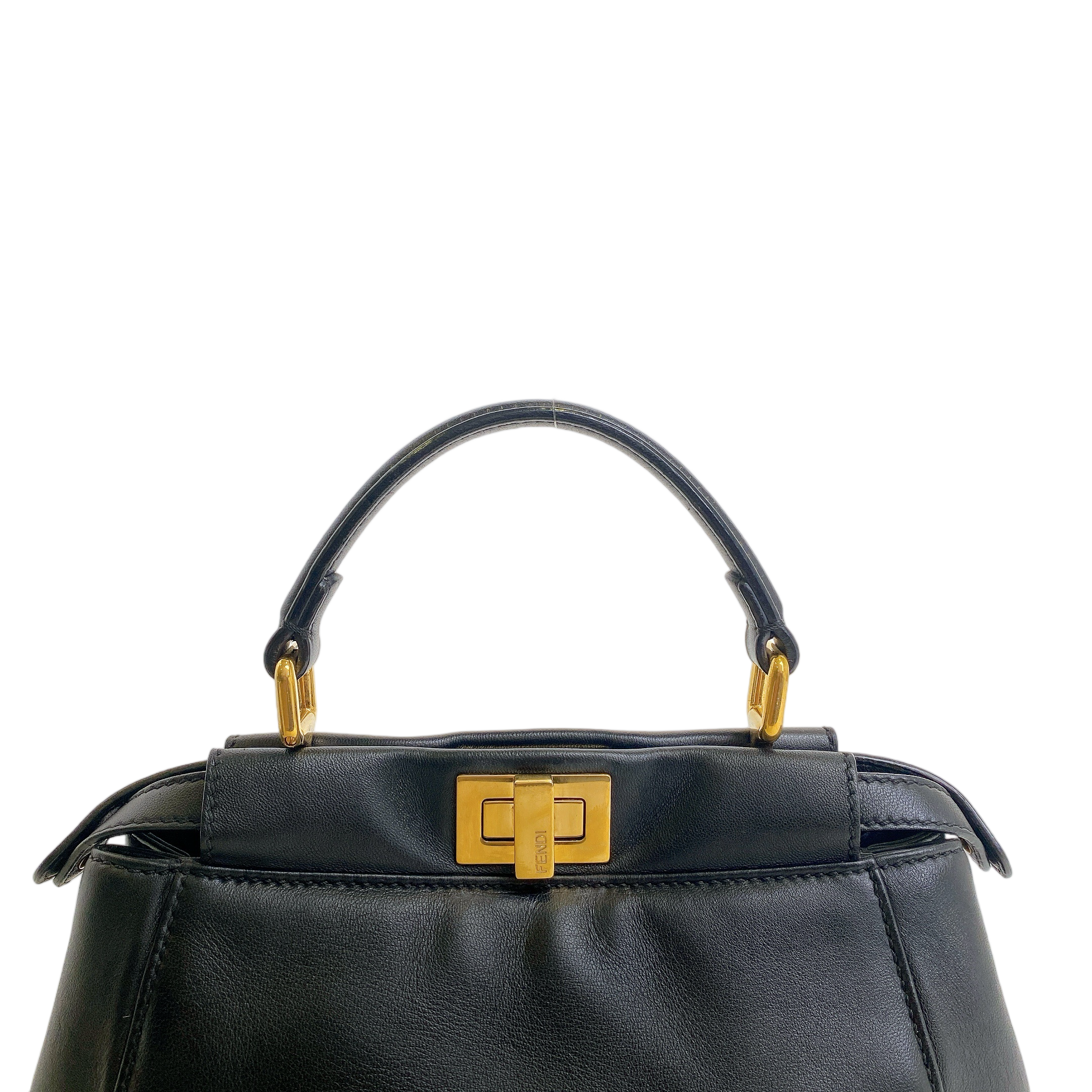 FENDI PEEKABOO MINI IN BLACK