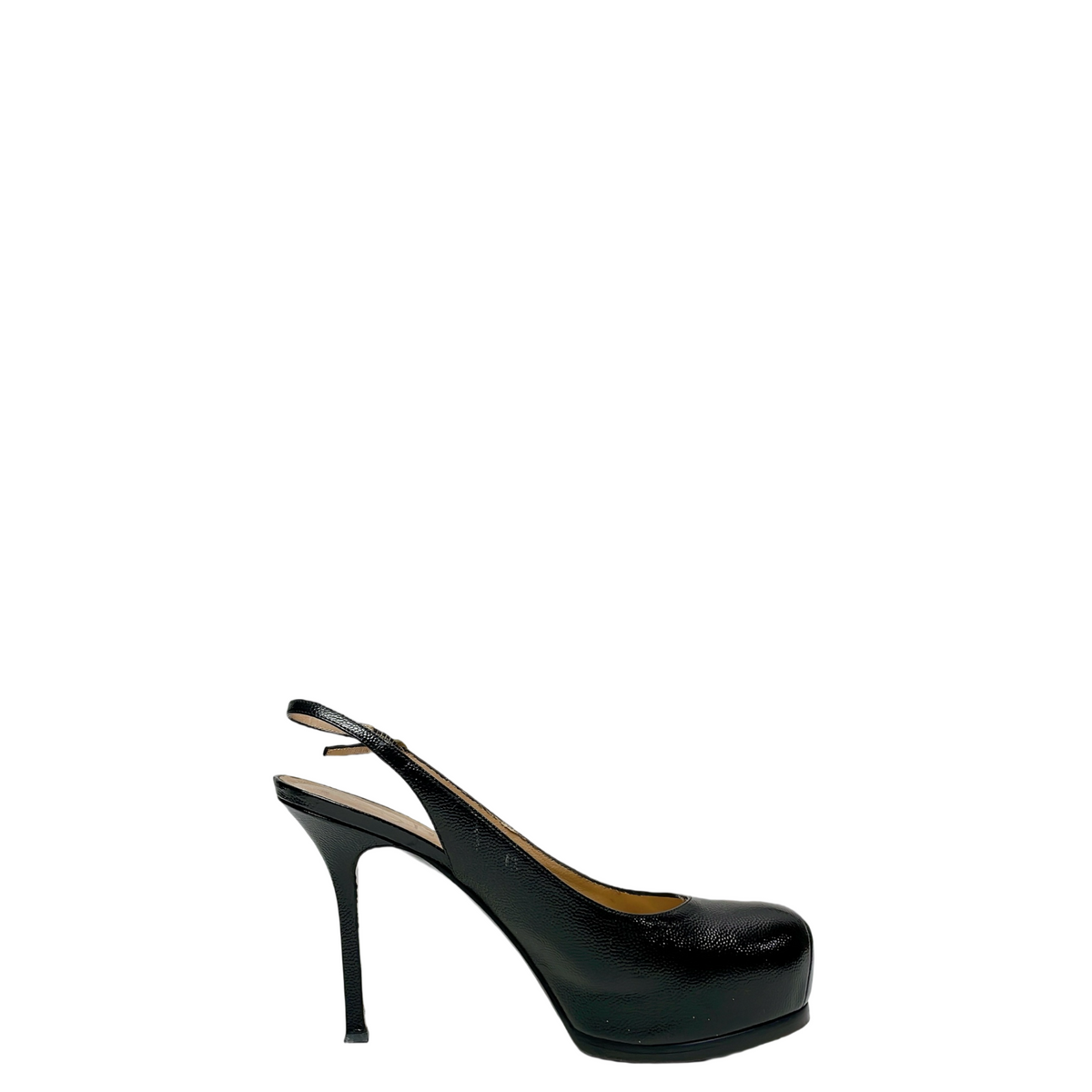 YSL TRIBTOO SLINGBACK PLATFORM HEELS