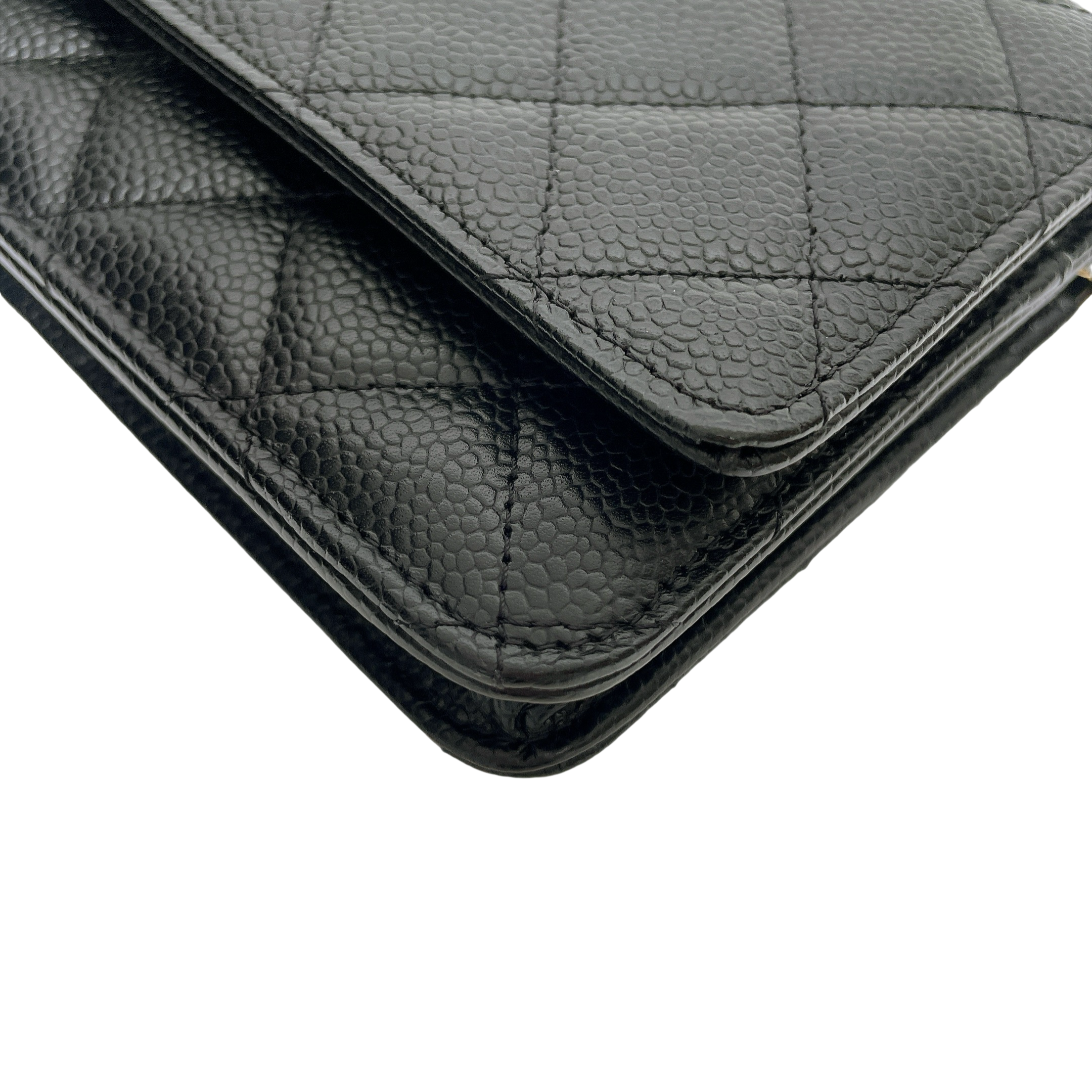 CHANEL WALLET ON CHAIN IN GHW