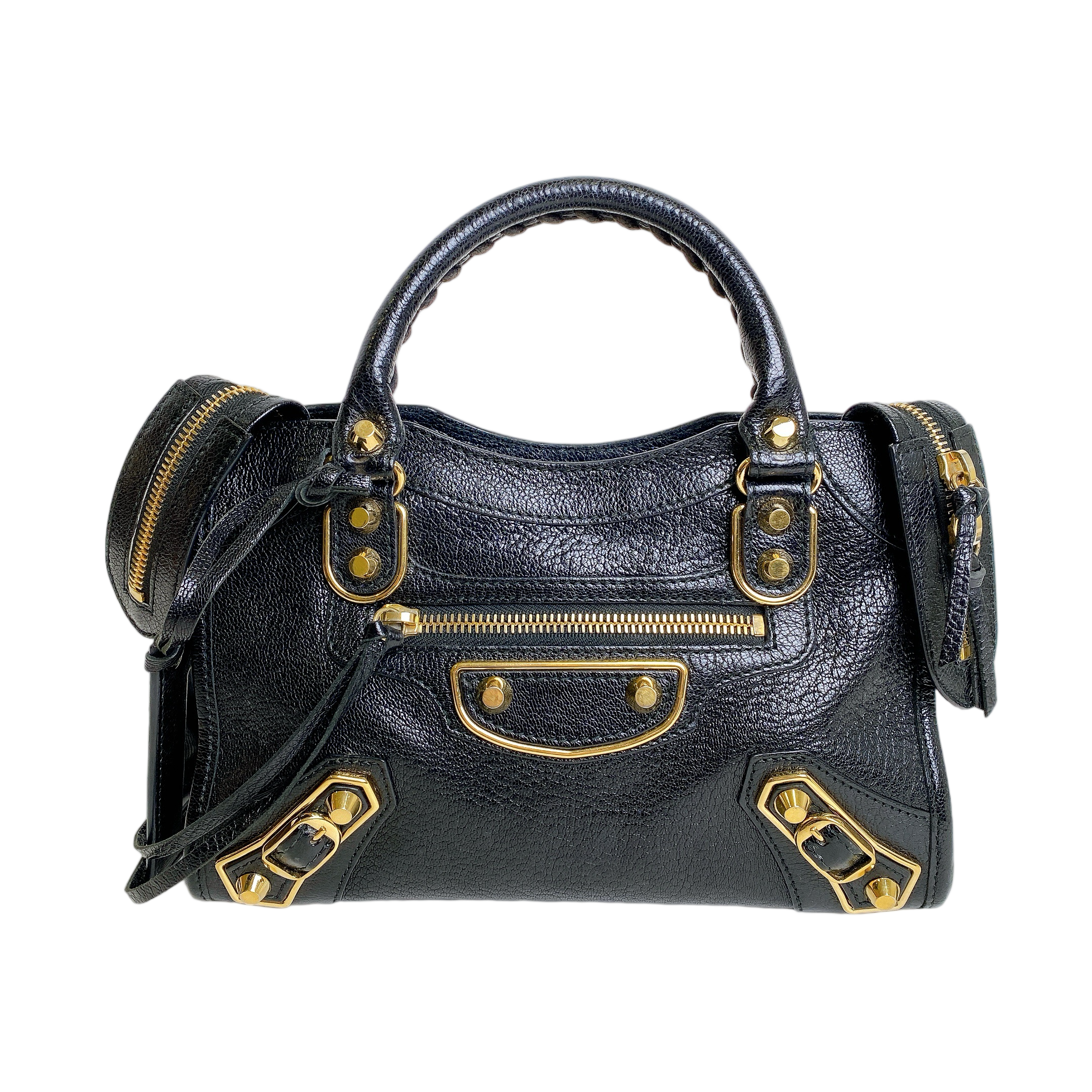 BALENCIAGA CITY MINI IN BLACK