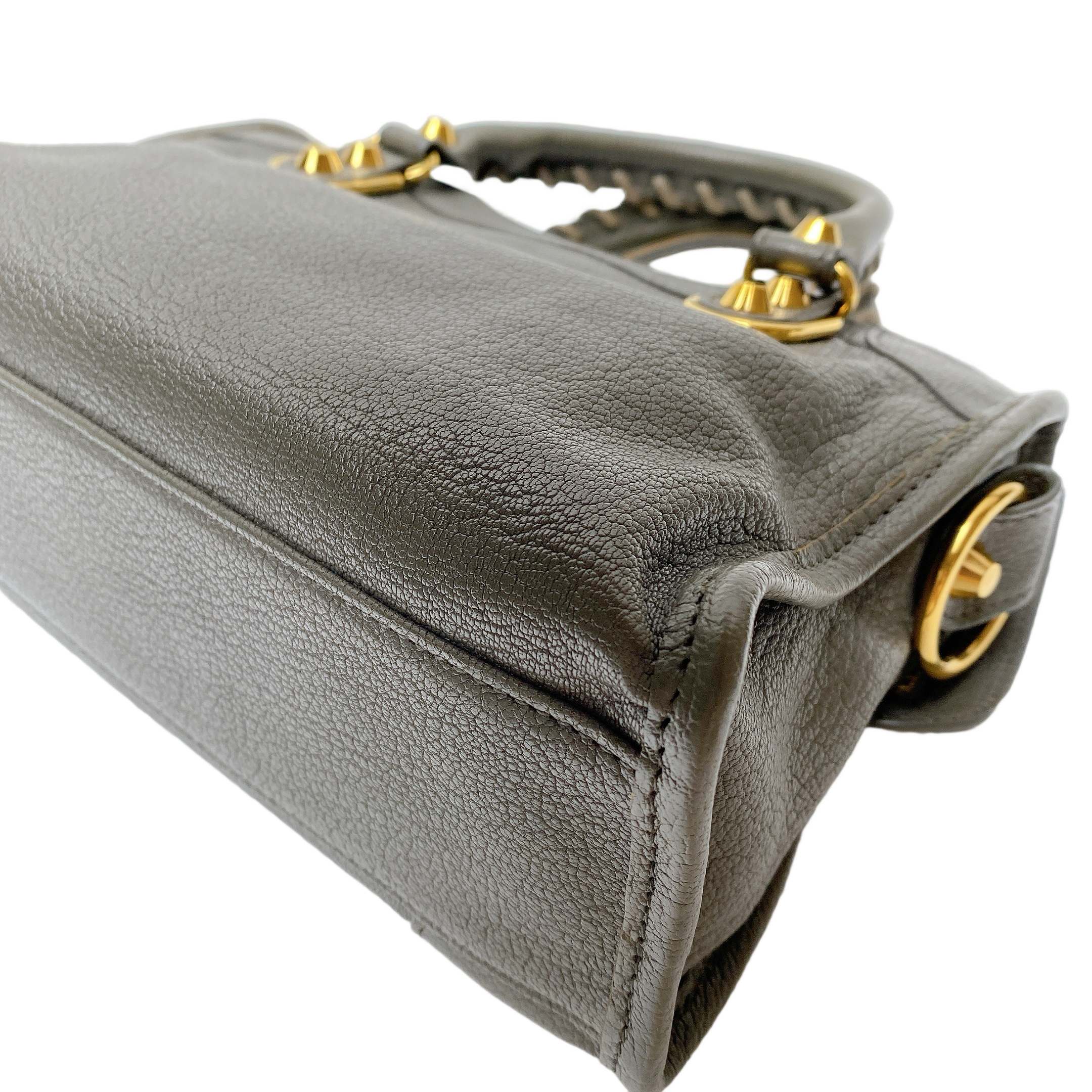 BALENCIAGA CITY MINI EDGE GREY