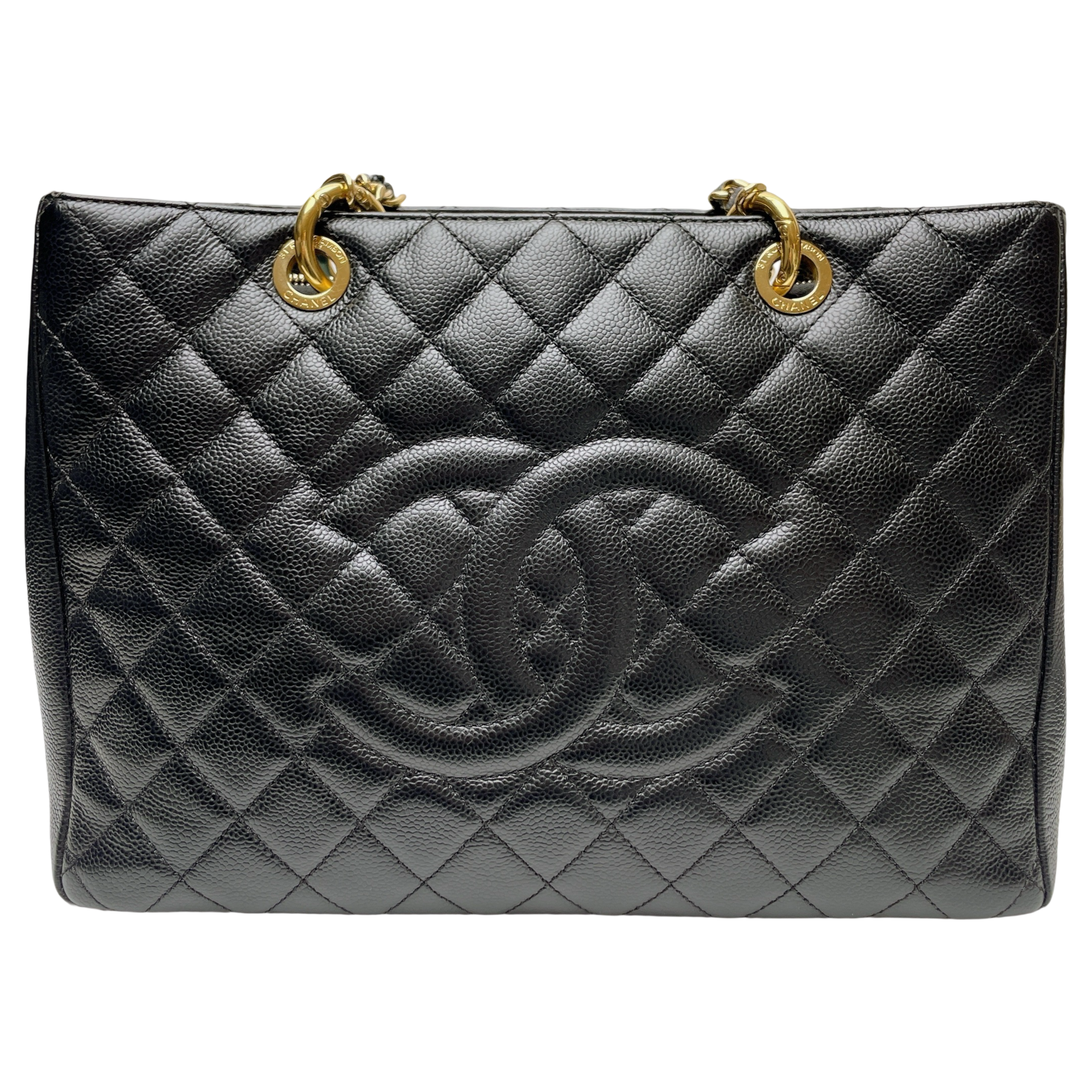 CHANEL GRAND SHOPPING TOTE IN GHW