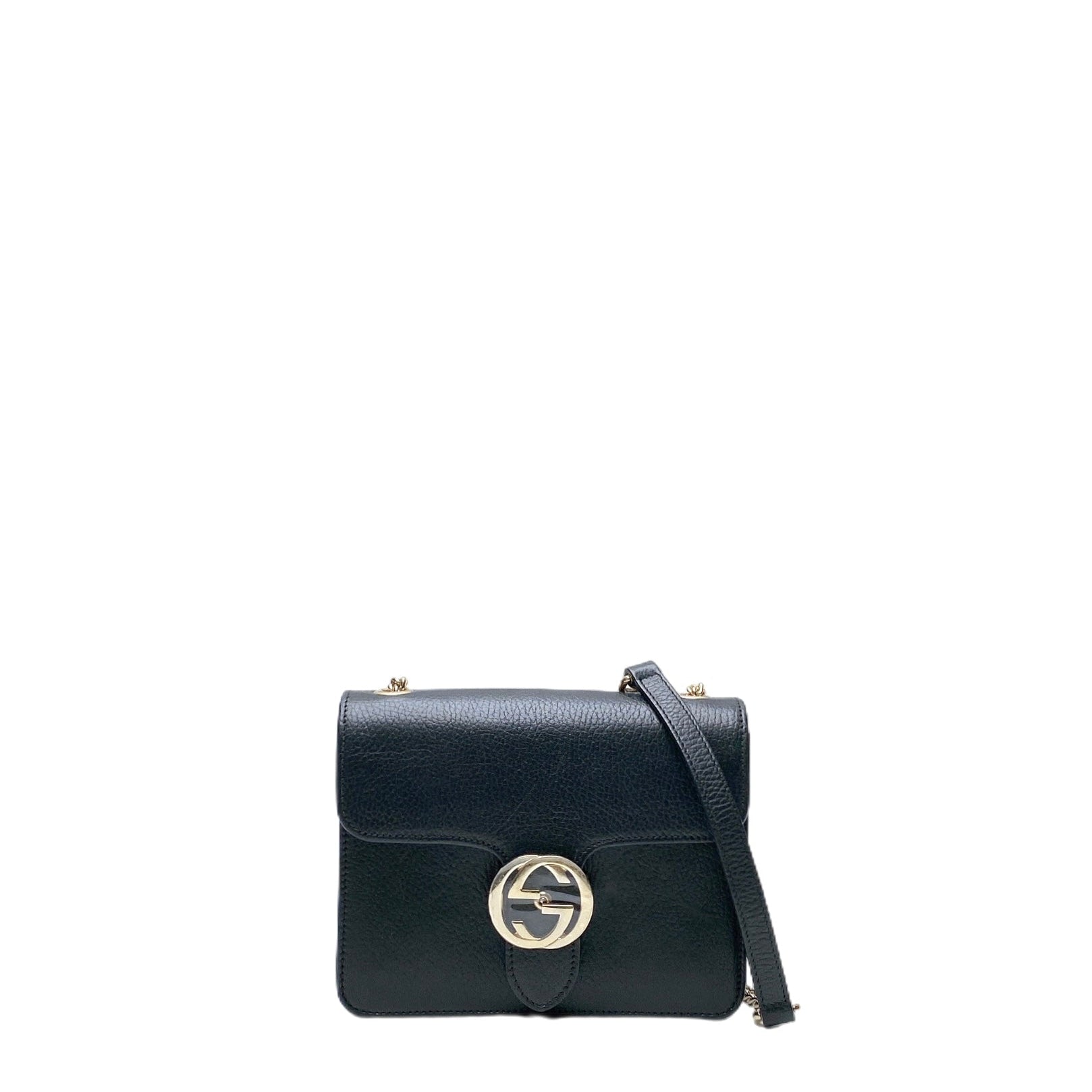 GUCCI INTERLOCKING IN BLACK