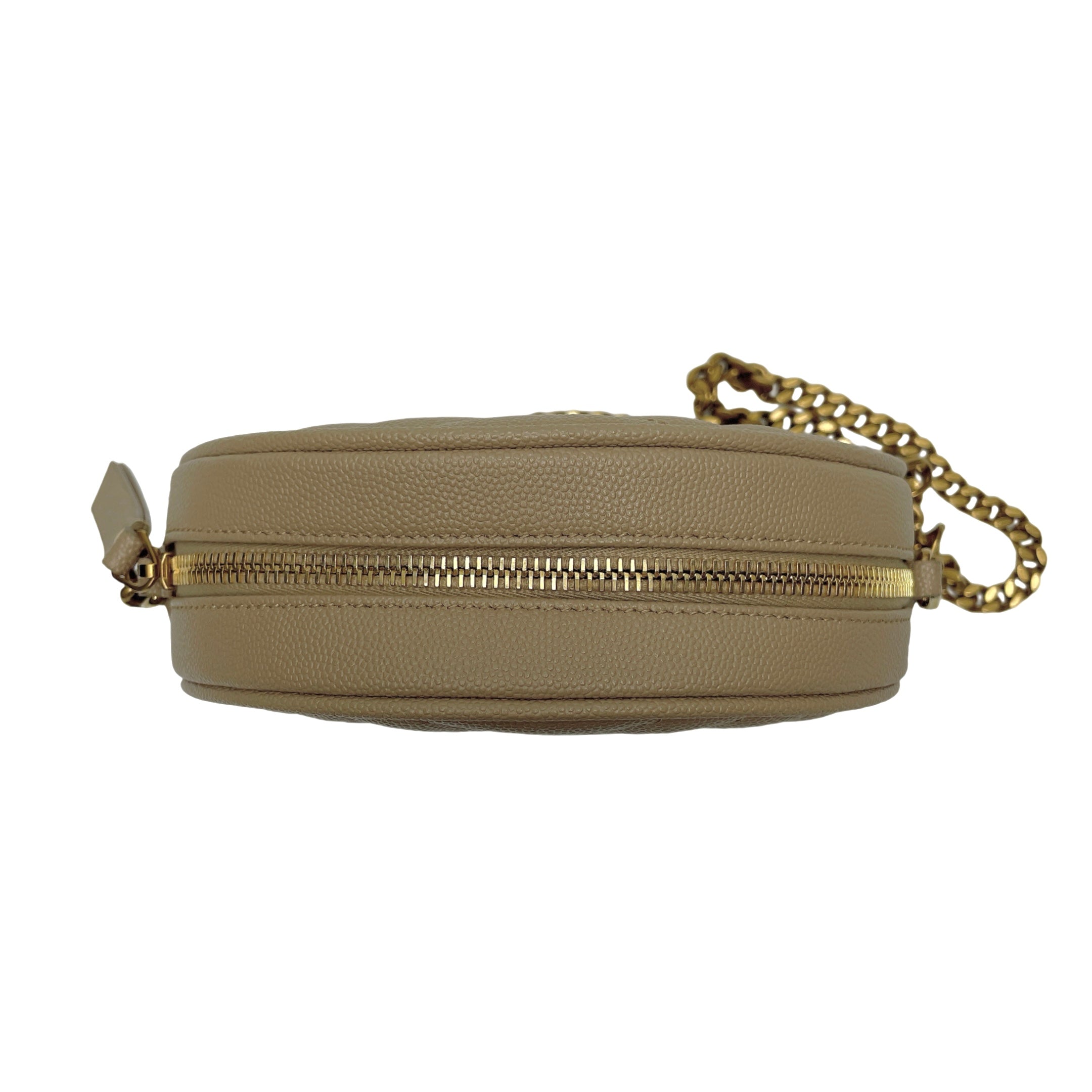 YSL ROUND VINYLE CAMERA BAG