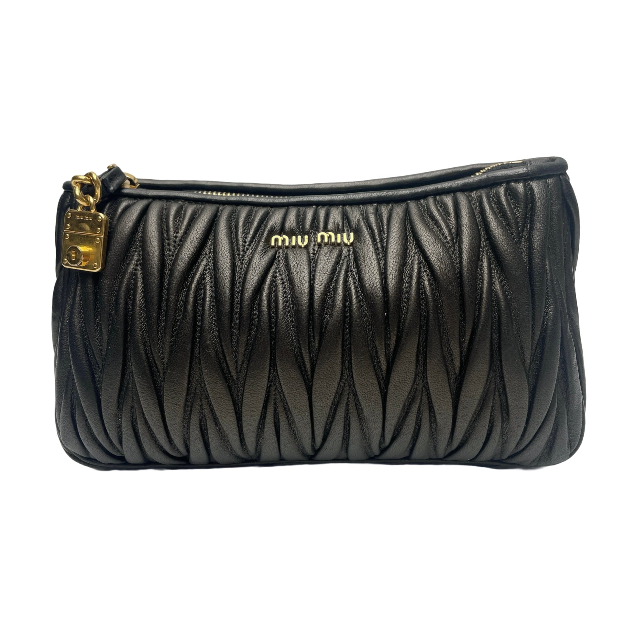 MIUMIU MATELASSE NAPPA CLUTCH