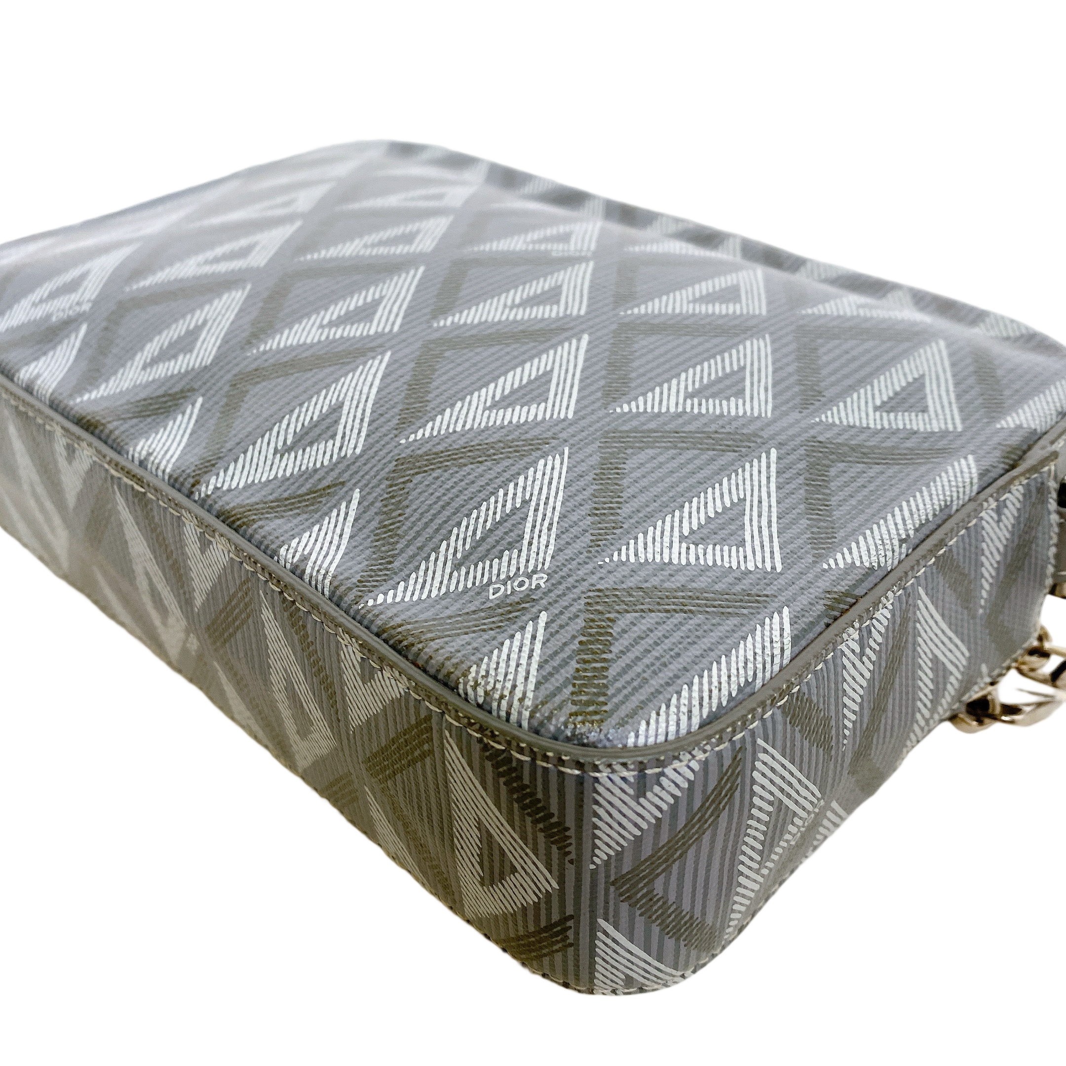 DIOR SAFARI DIAMOND CANVAS IN GREY
