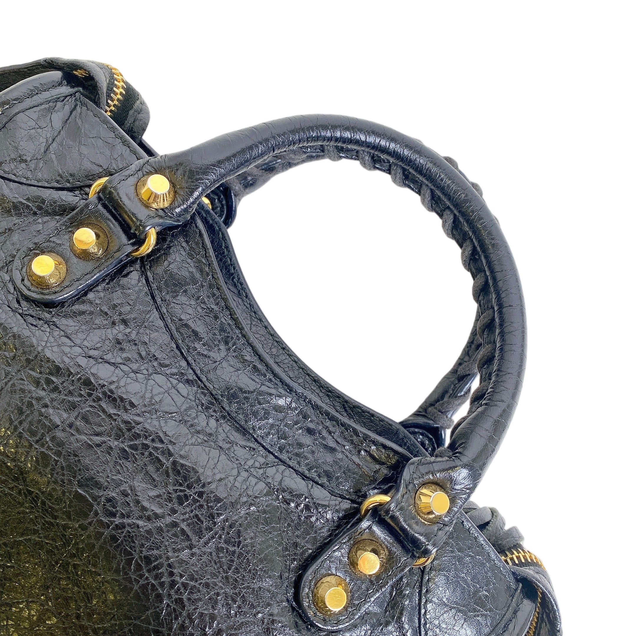BALENCIAGA CITY MINI BLACK IN TASSLE