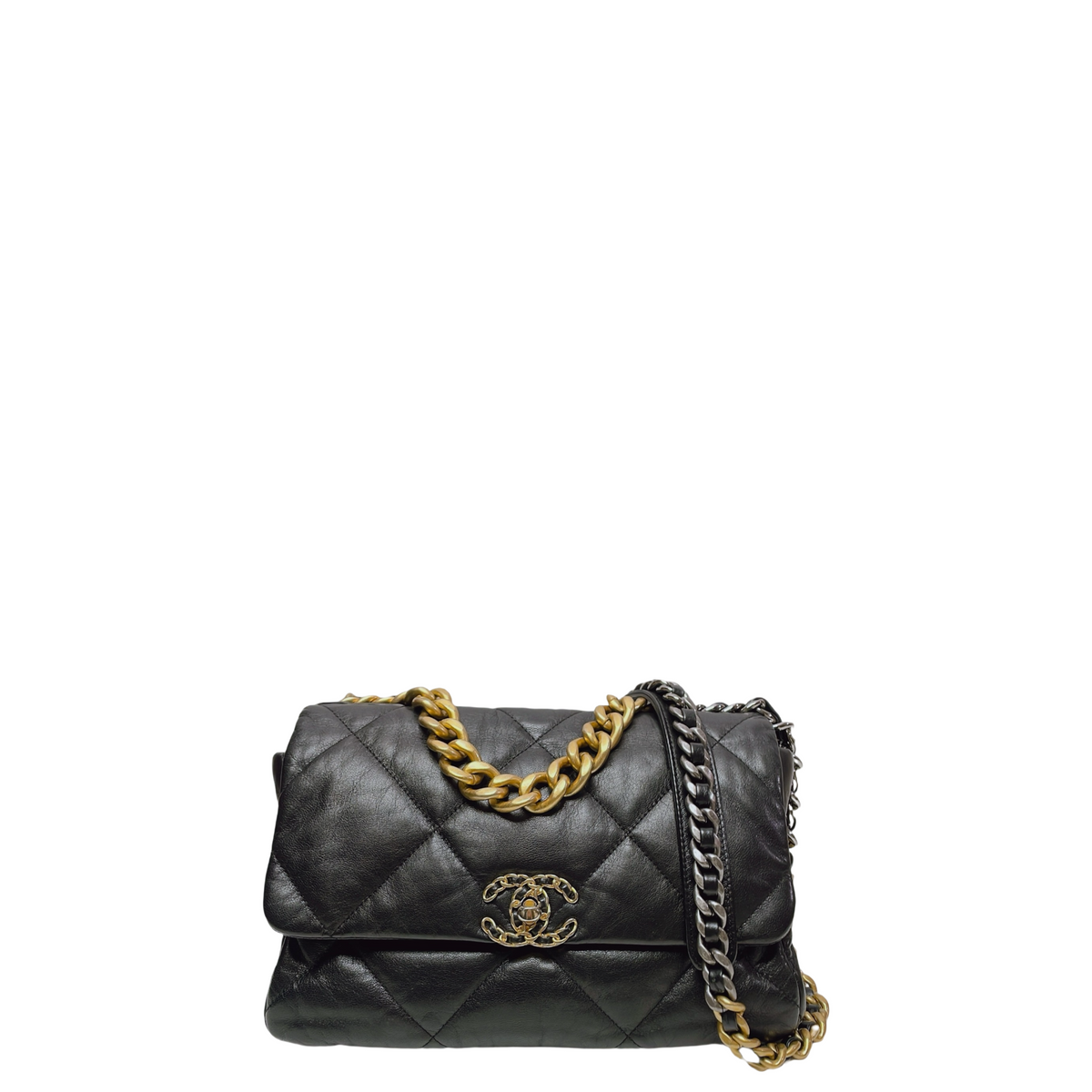 CHANEL 19 MEDIUM GHW