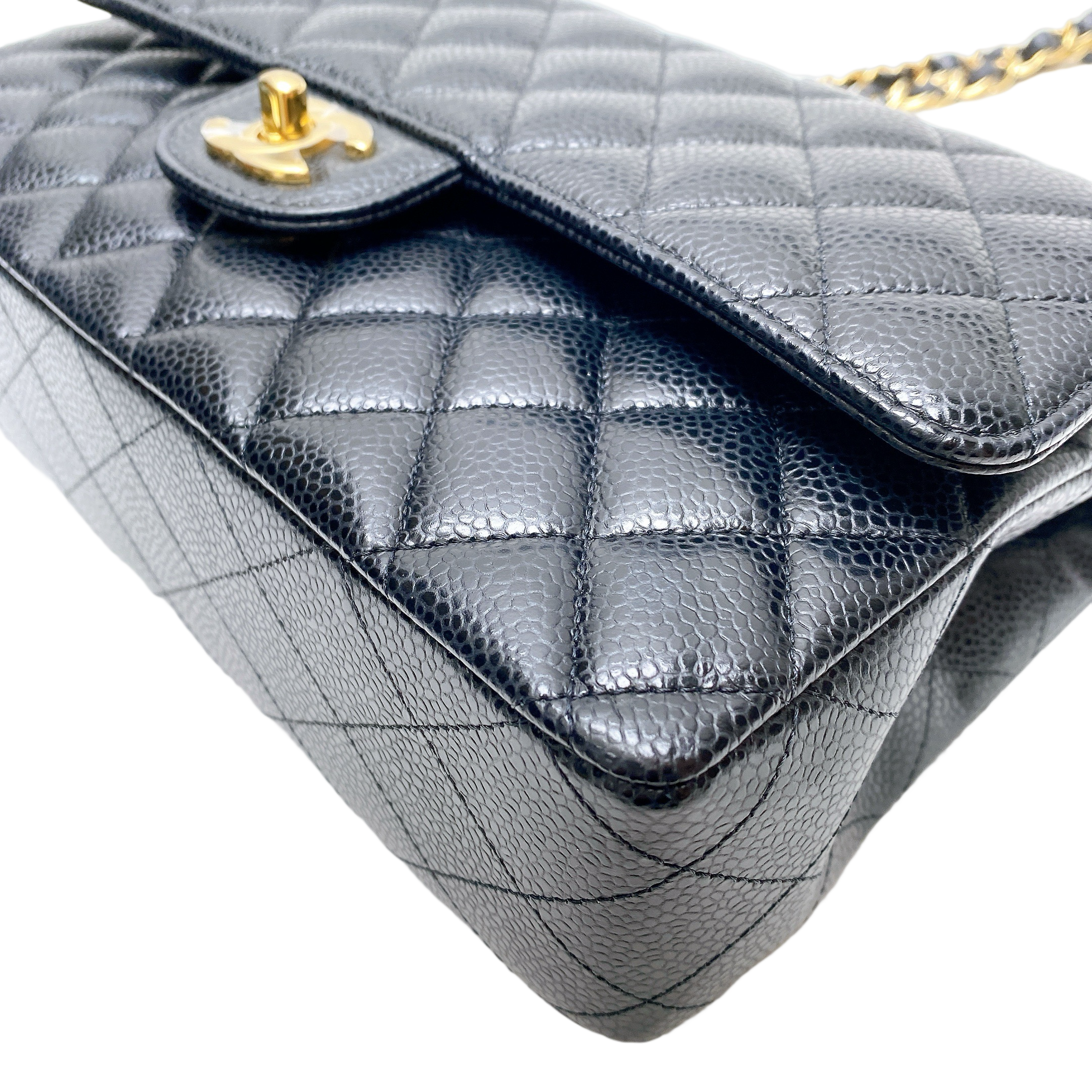 CHANEL CF MEDIUM IN CAVIAR GHW