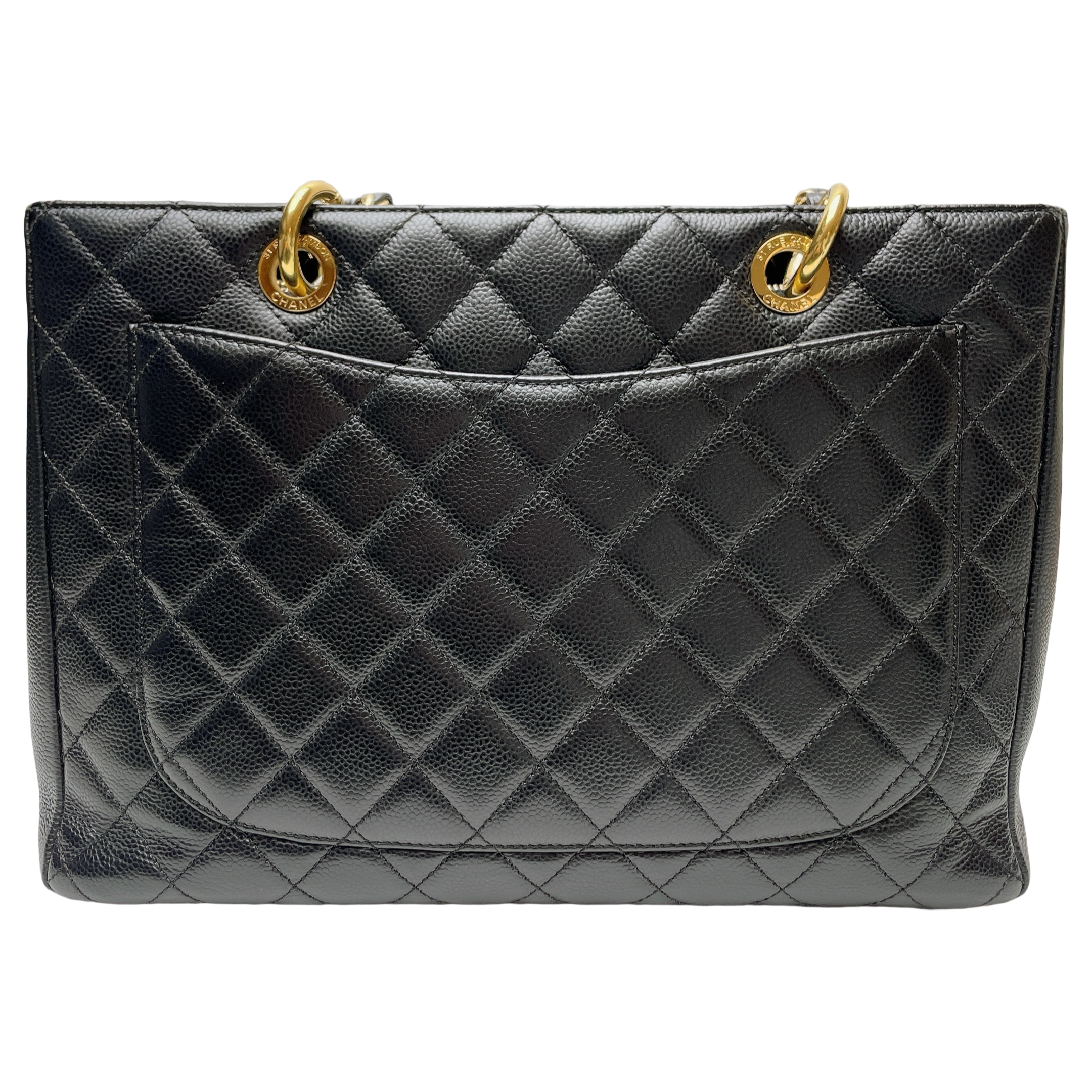 CHANEL GRAND SHOPPING TOTE IN GHW