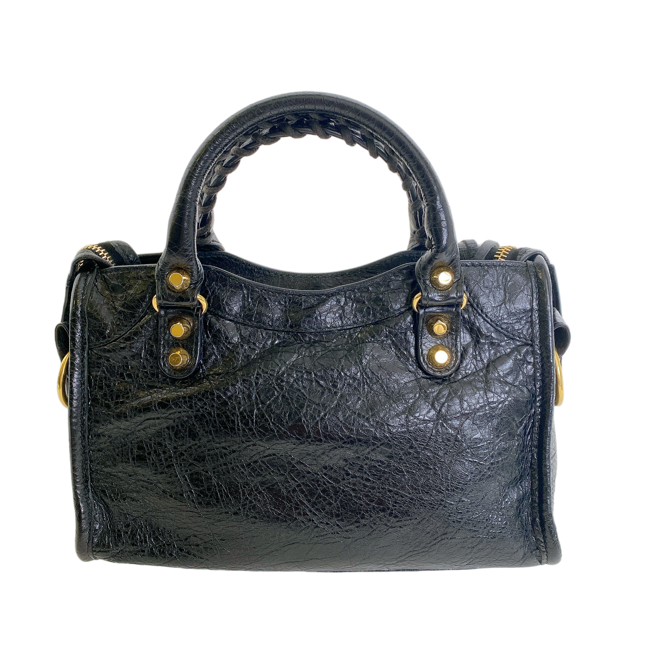 BALENCIAGA CITY MINI BLACK IN TASSLE