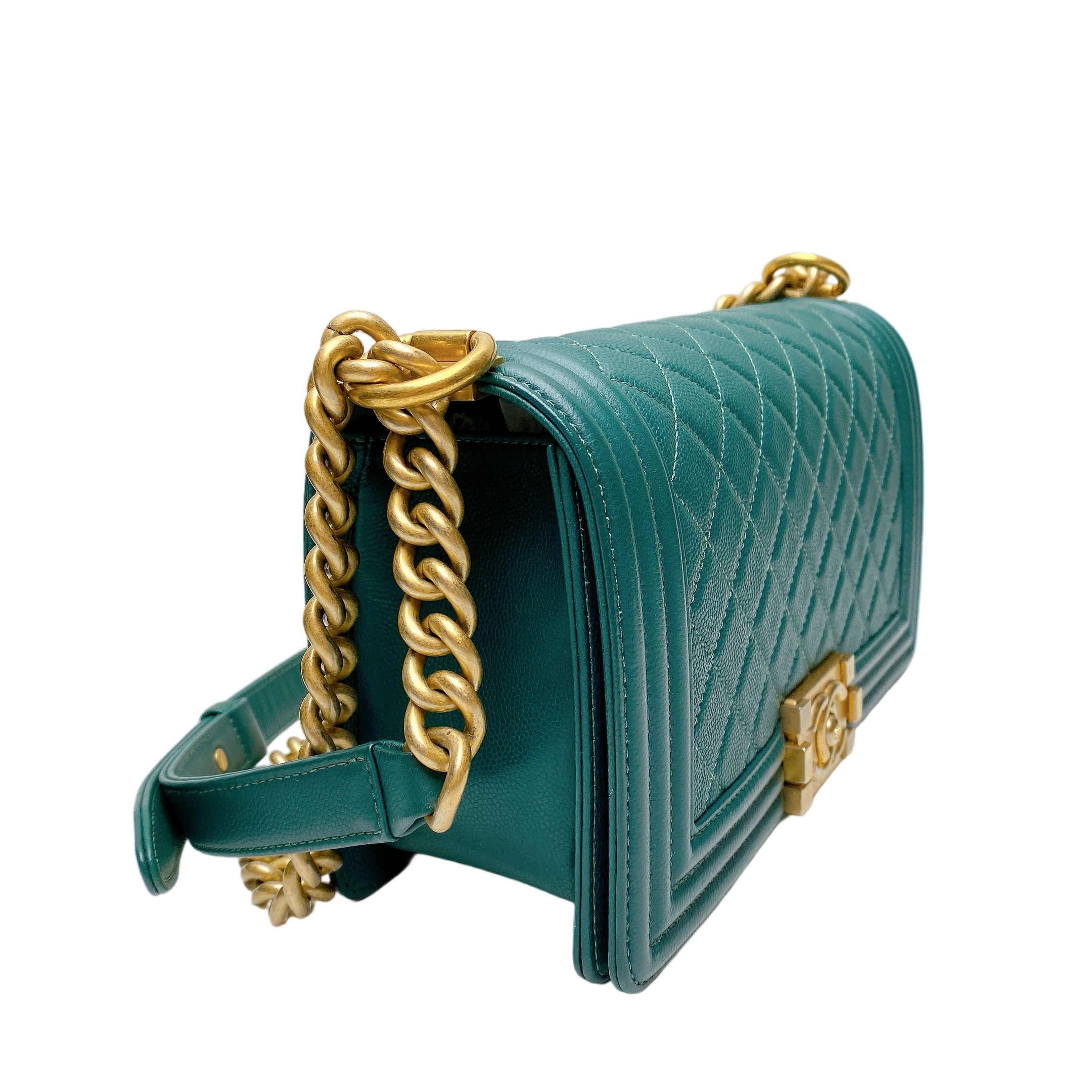 CHANEL LEBOY MEDIUM IN GREEN