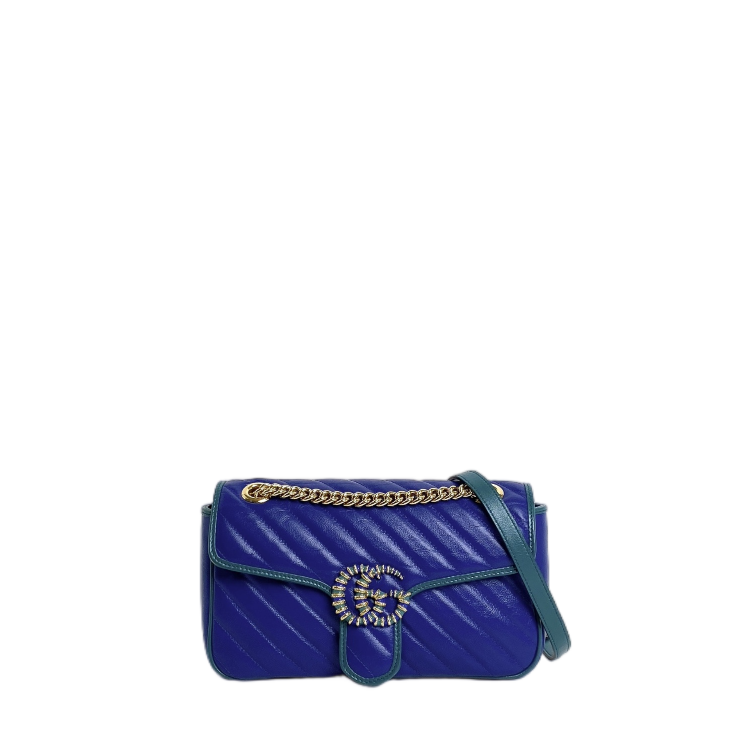 GUCCI MARMONT SMALL IN BLUE
