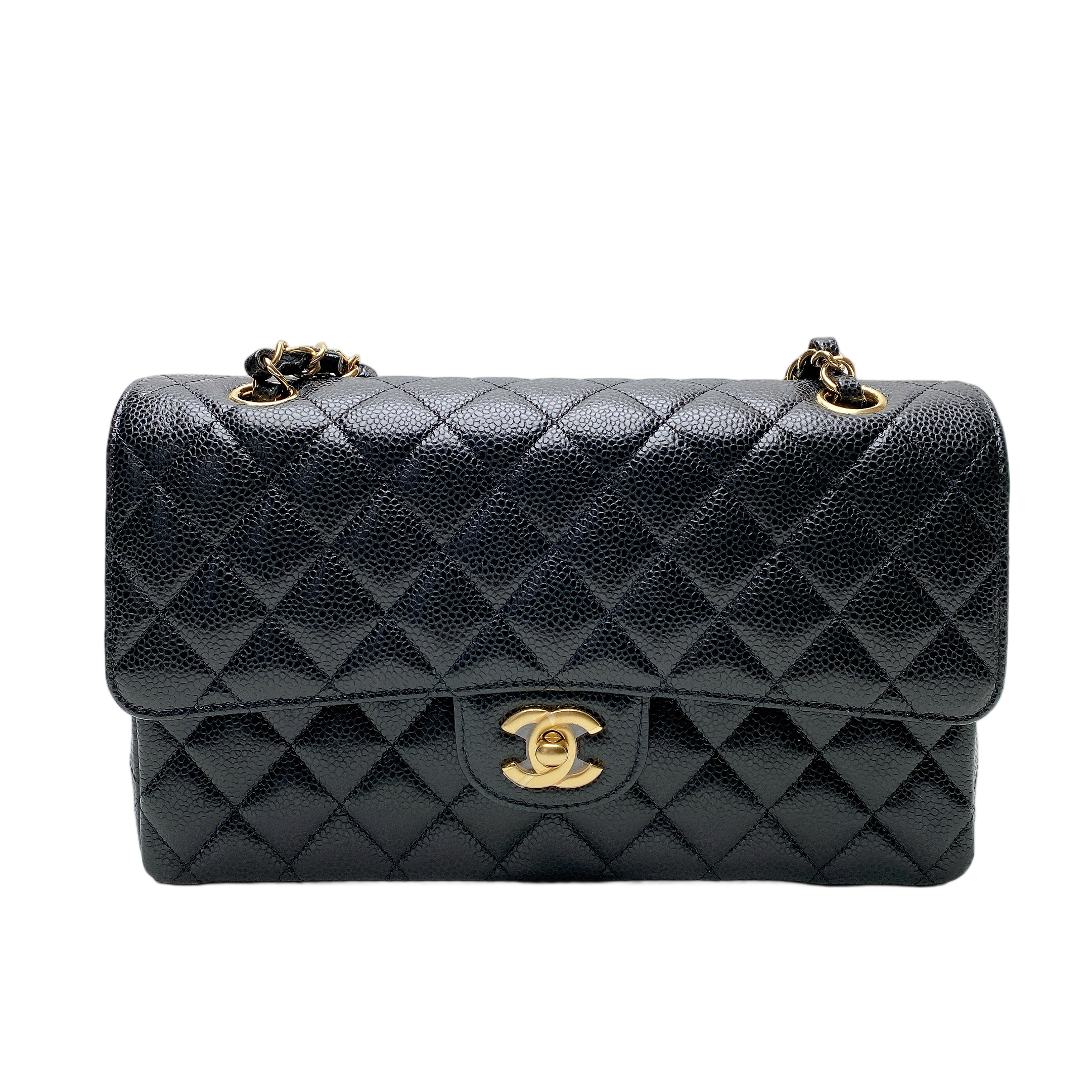 CHANEL CF MEDIUM IN CAVIAR GHW