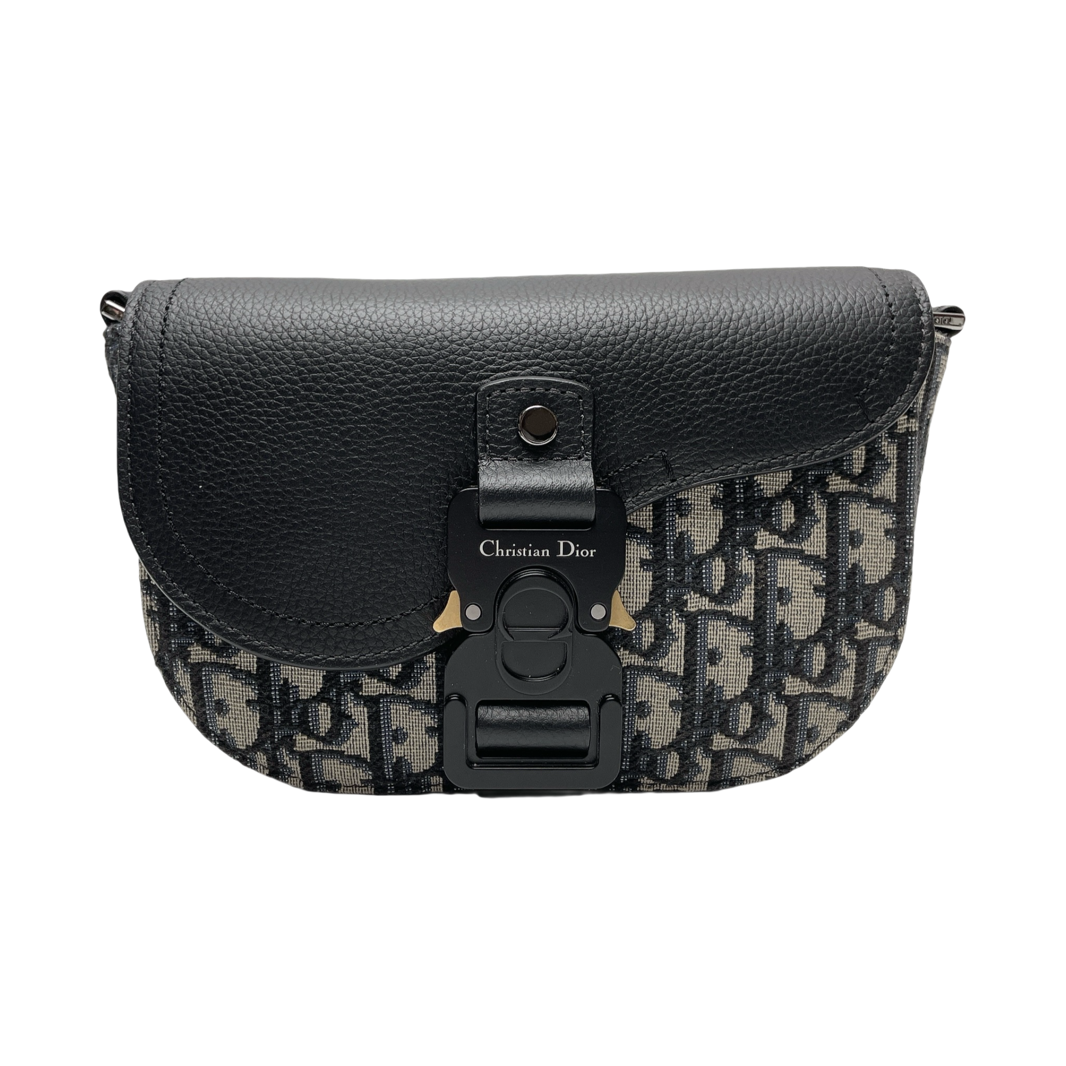 DIOR MINI SADDLE MESSENGER BAG WITH FLAP