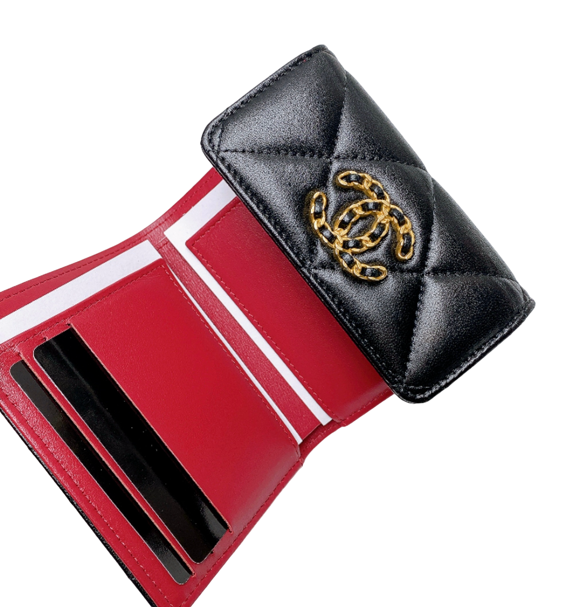 CHANEL 19 FLAP SHORT WALLET