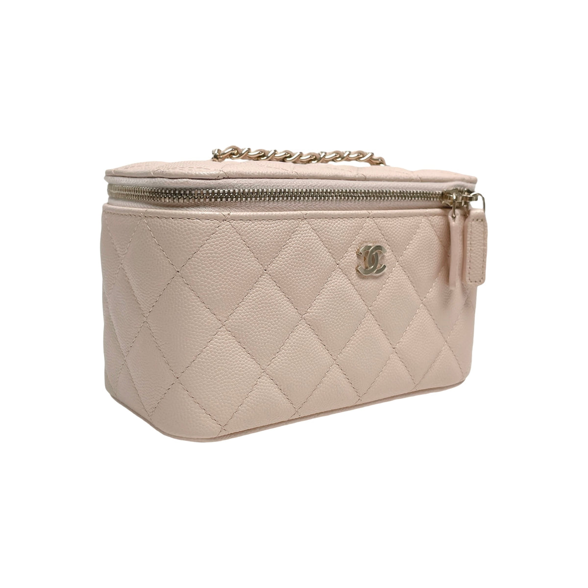 CHANEL VANITY CASE WITH CHAIN