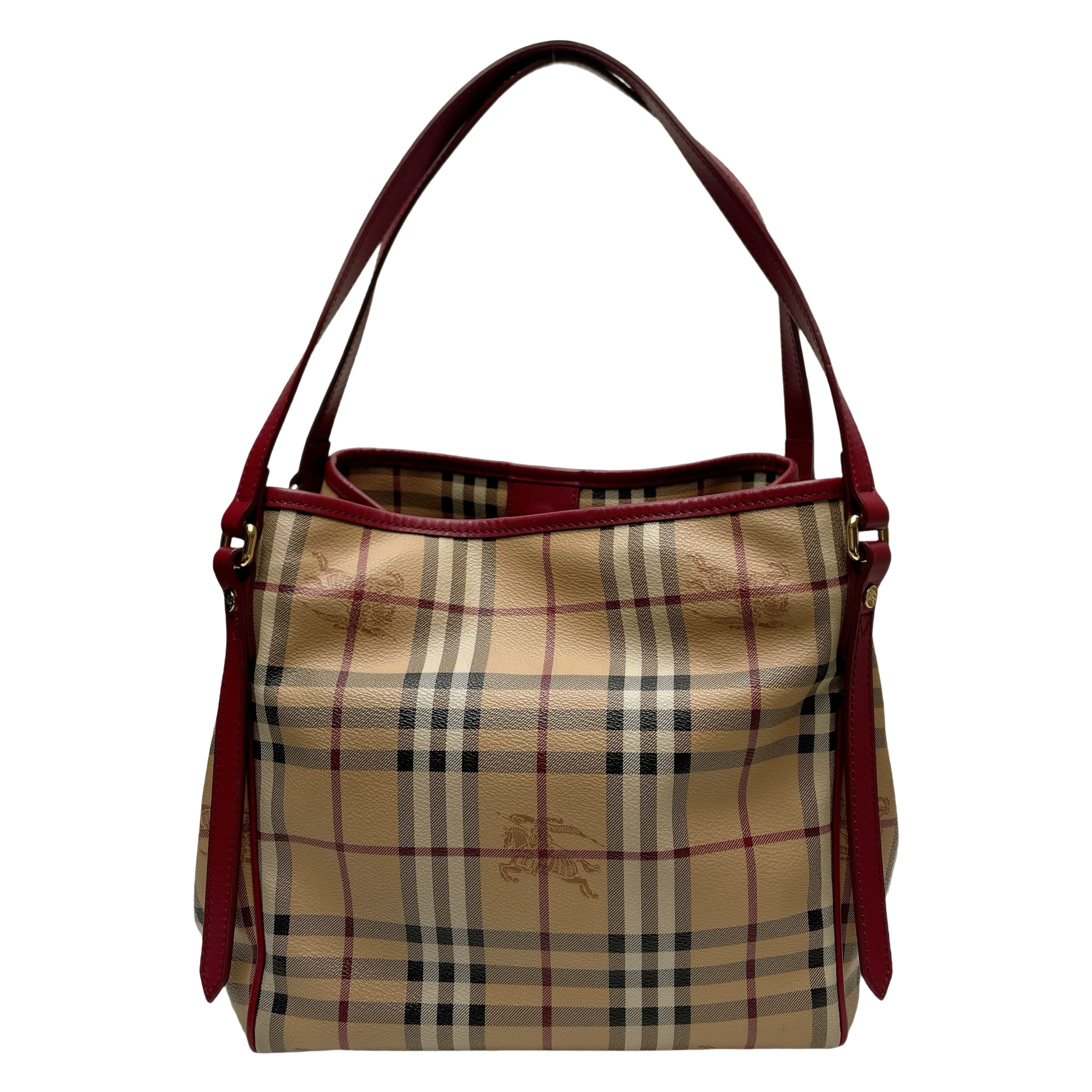 BURBERRY HAYMARKET CHECK CANTERBURY TOTE