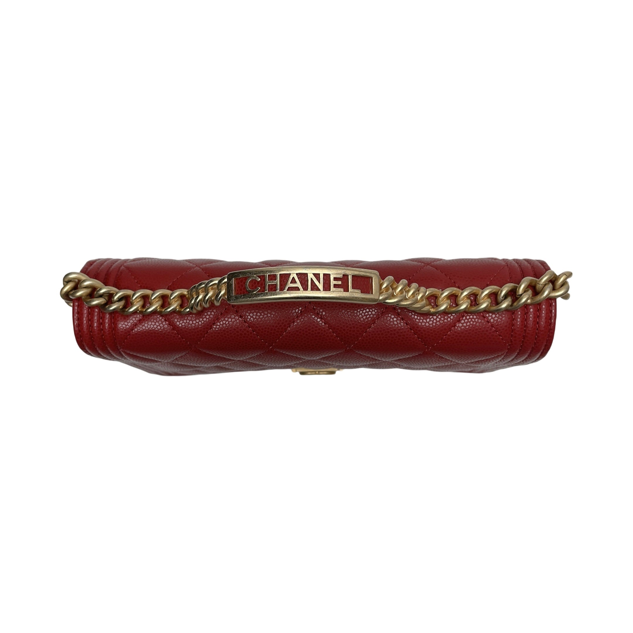 CHANEL LEBOY TOP HANDLE WALLET ON CHAIN