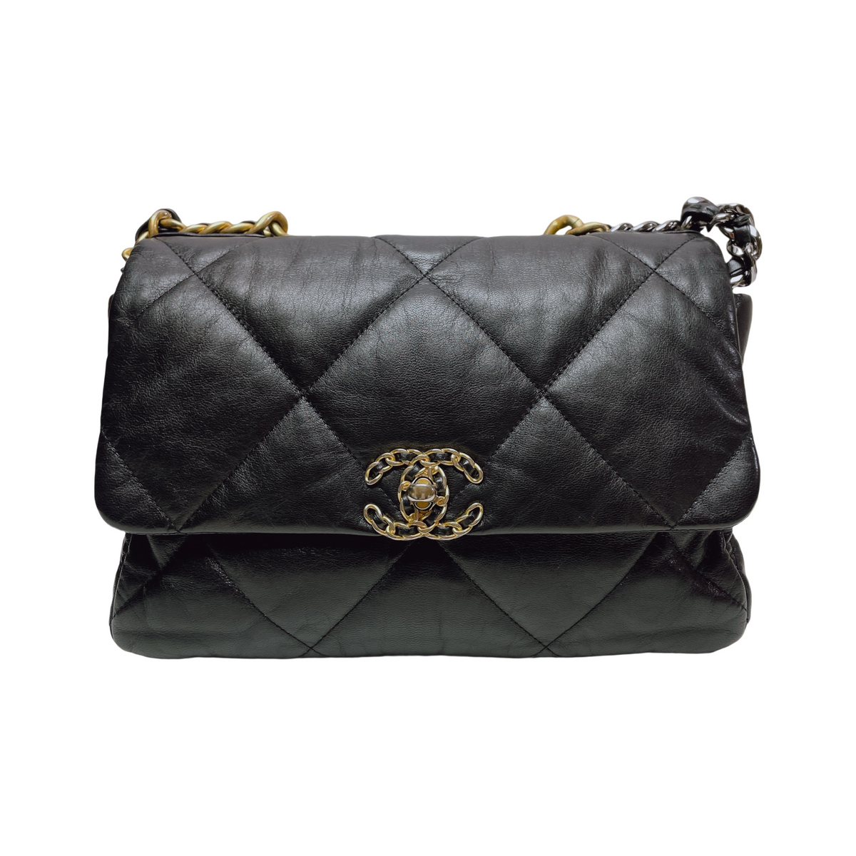 CHANEL 19 MEDIUM GHW