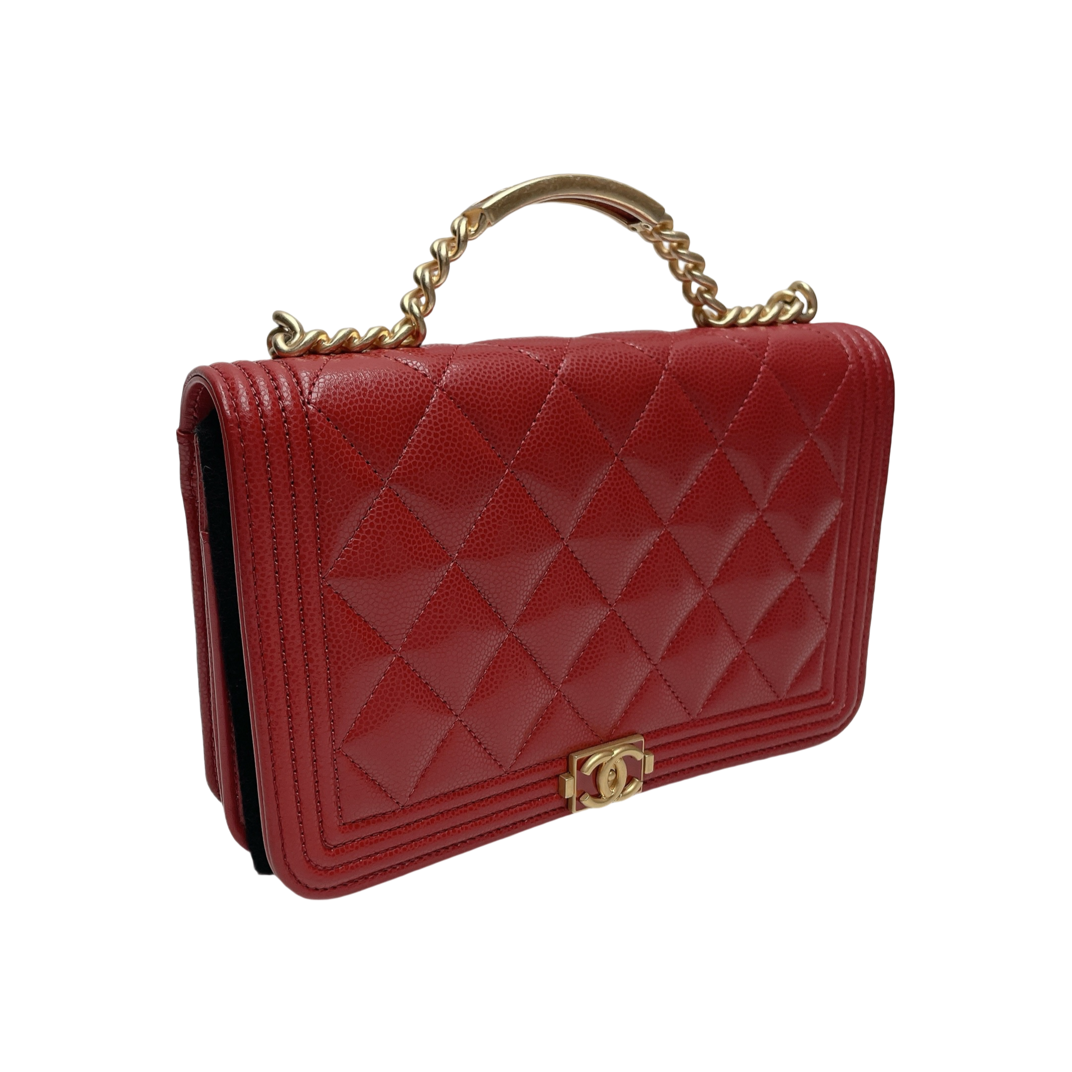 CHANEL LEBOY TOP HANDLE WALLET ON CHAIN