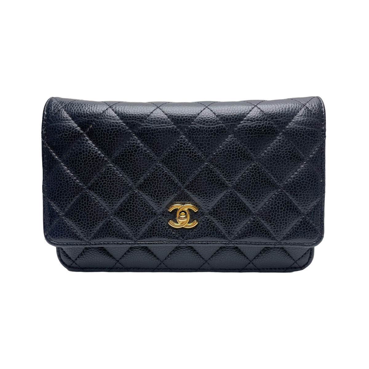 CHANEL WALLET TURN LOCK WALLET ON CHAIN