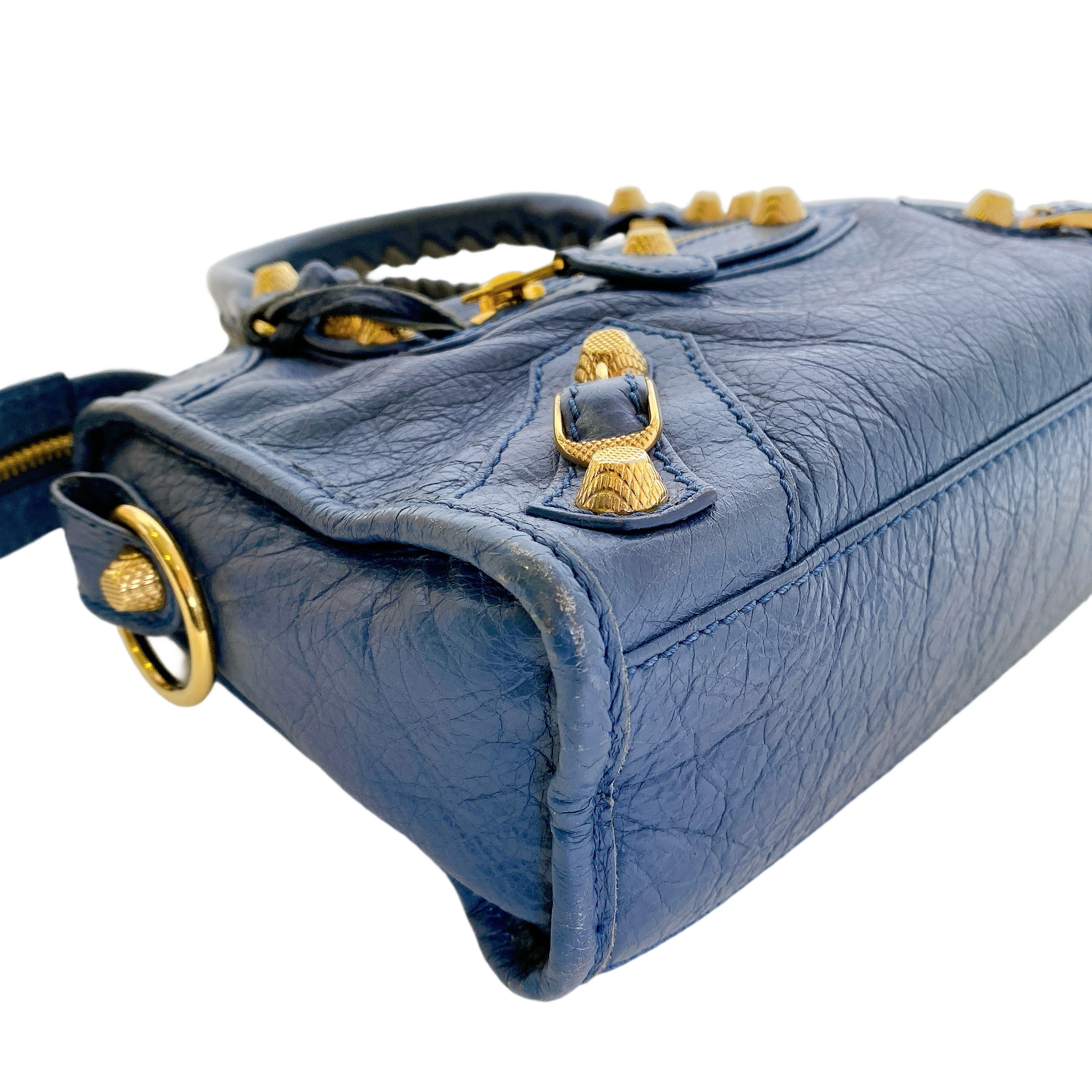 BALENCIAGA CITY MINI IN BLUE