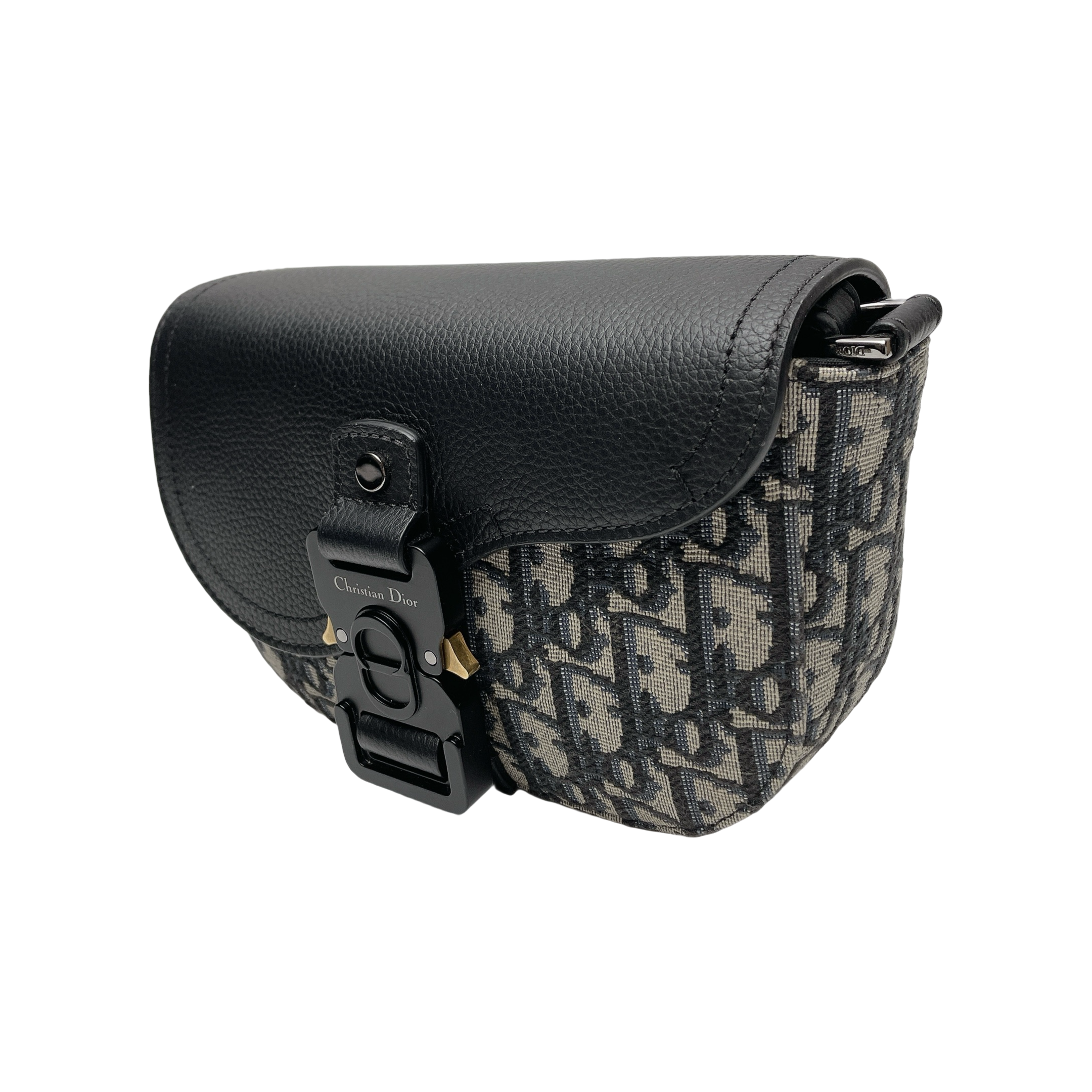 DIOR MINI SADDLE MESSENGER BAG WITH FLAP