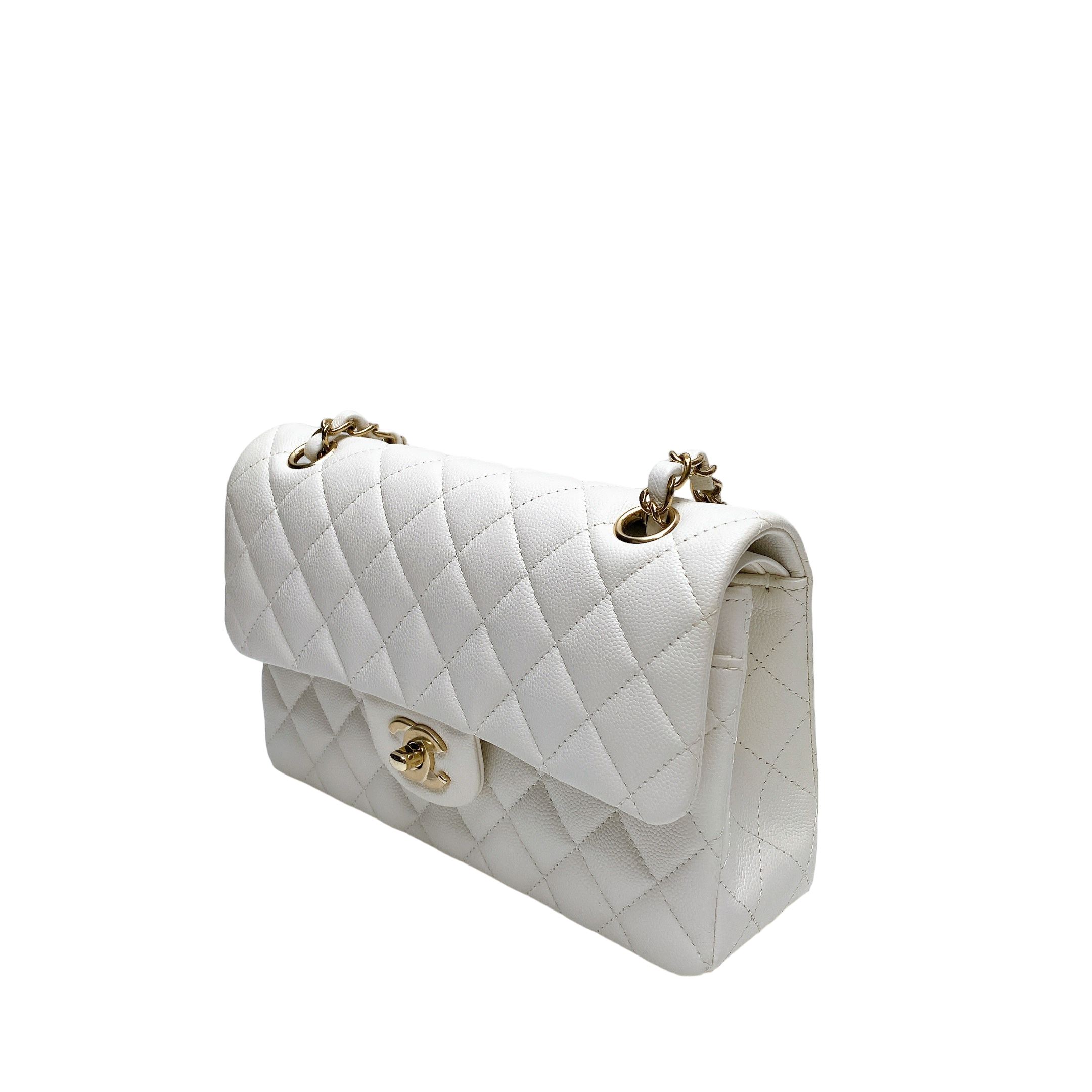 CHANEL CF SMALL IN GHW