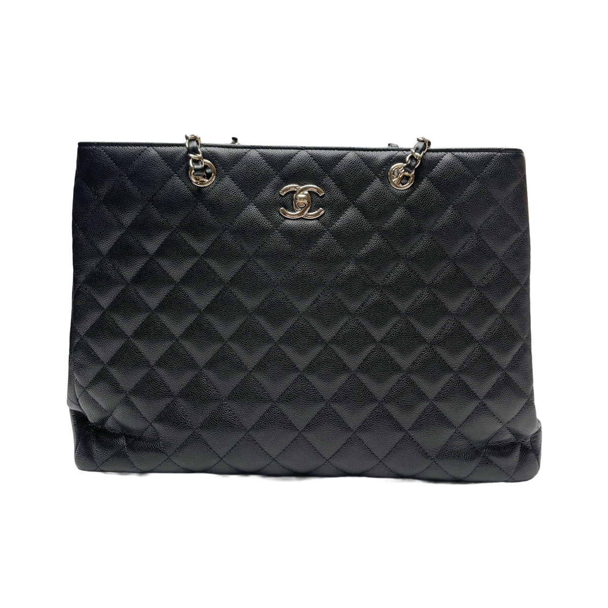CHANEL GRAND SHOPPING TOTE IN GHW