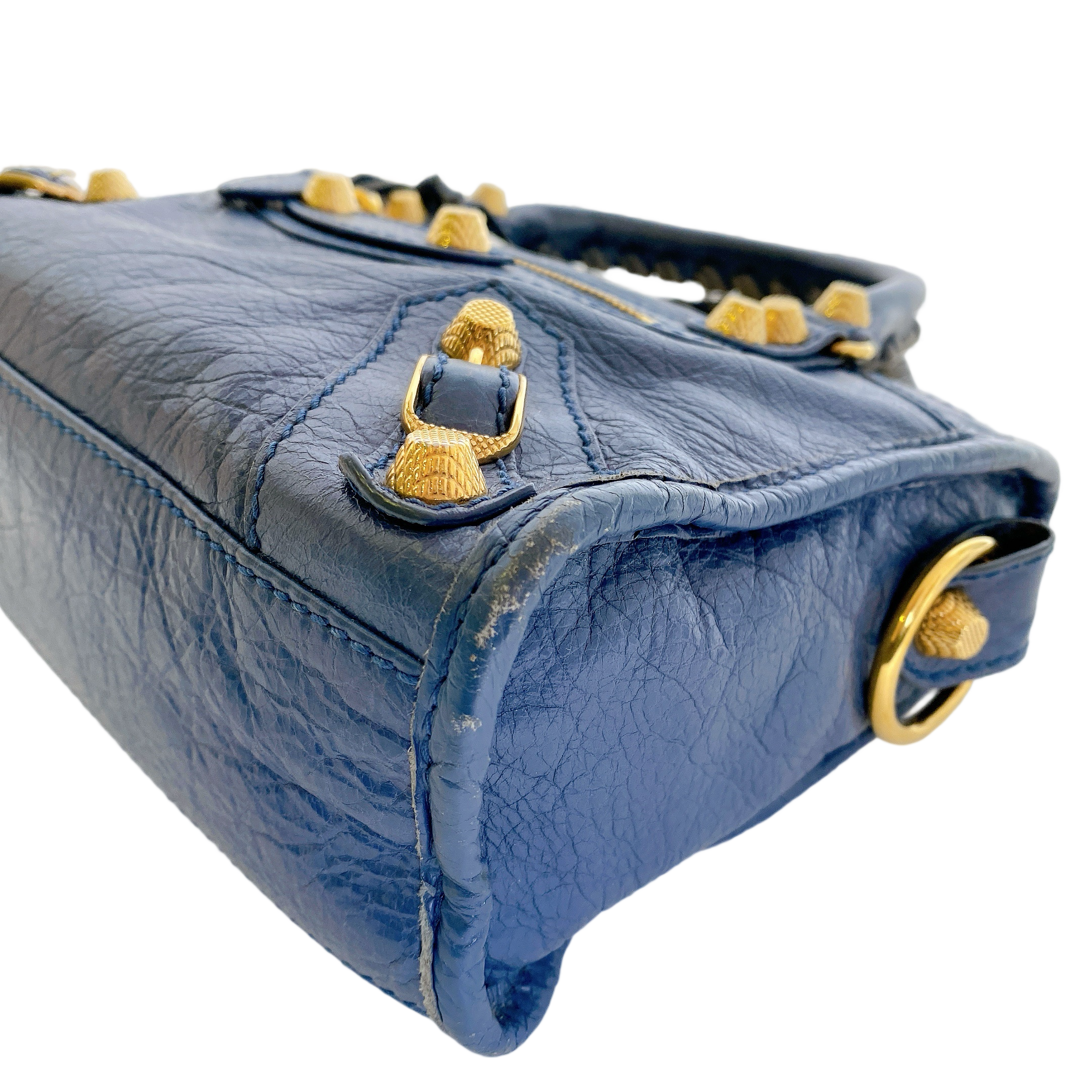 BALENCIAGA CITY MINI IN BLUE