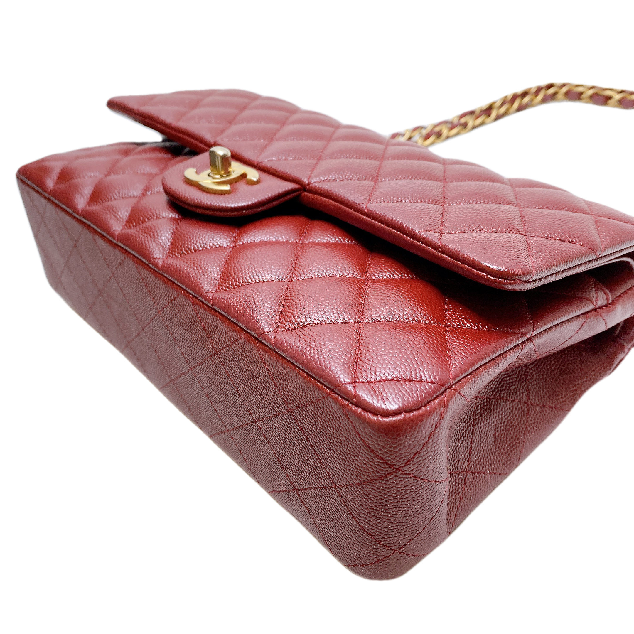 CHANEL CF IN MAROON