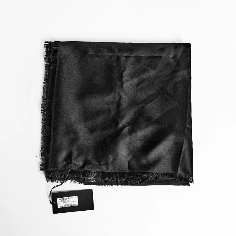 YSL Scarf In Black