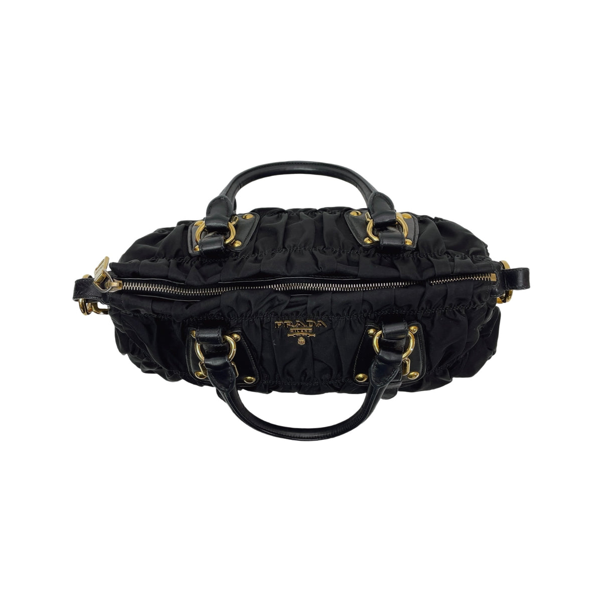 PRADA TESSUTO GAUFRE SATCHEL
